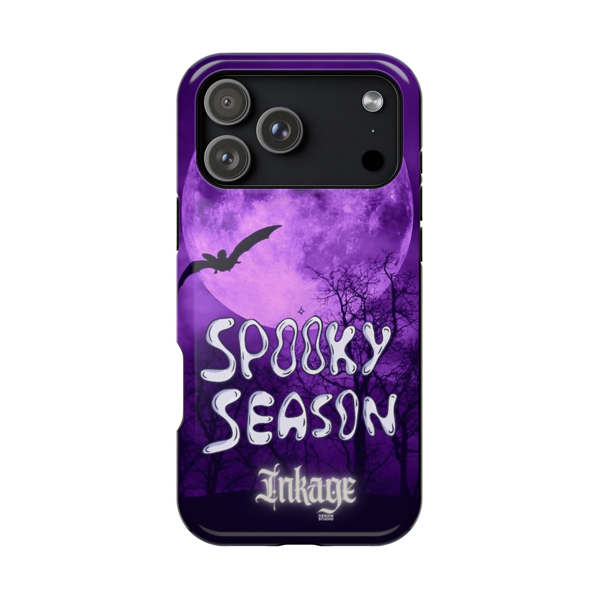 Purple Spooky Season Magnetic Phone Cases (Season)
