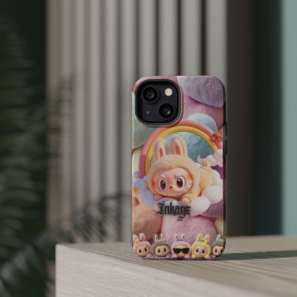 Pastel Rainbow Labubu Magnetic Phone Cases(Animation)