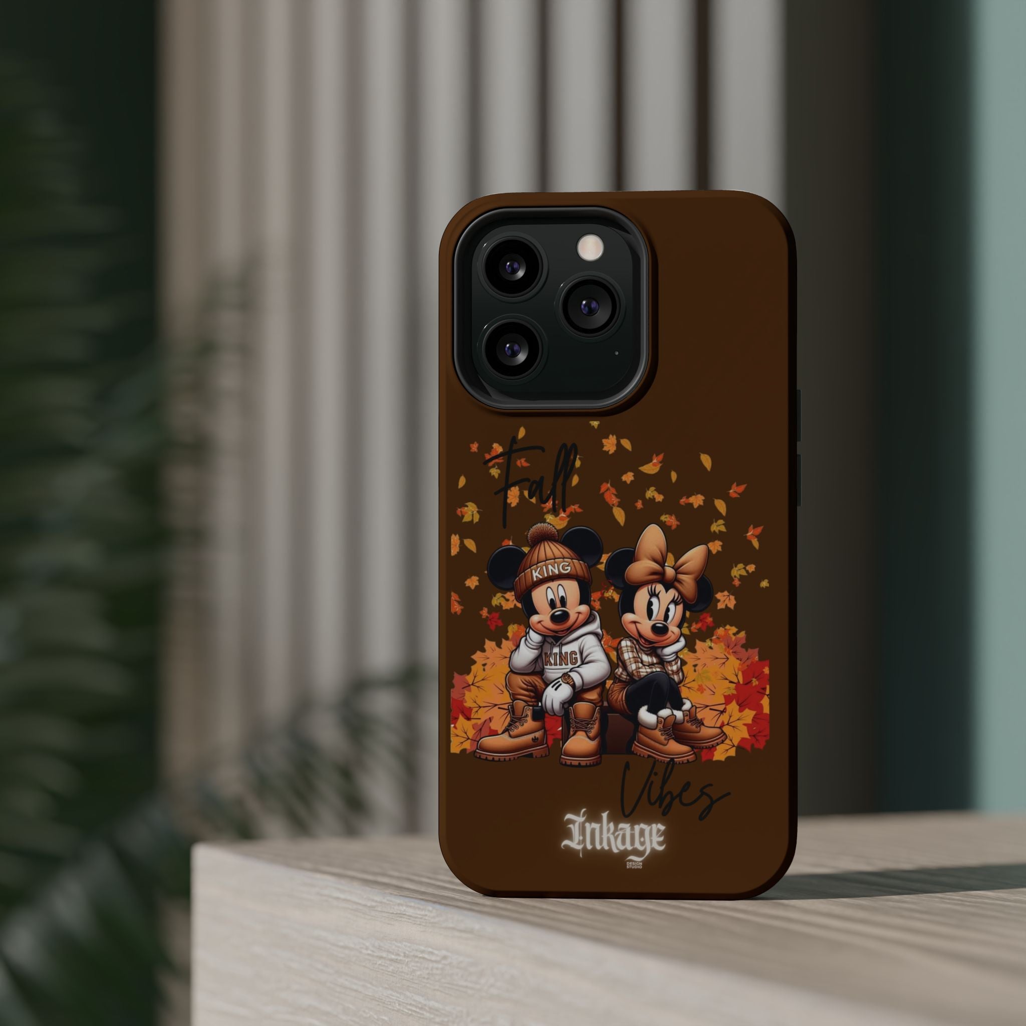 Mickey & Minnie Fall Vibes Magnetic iPhone Cases (Animation)