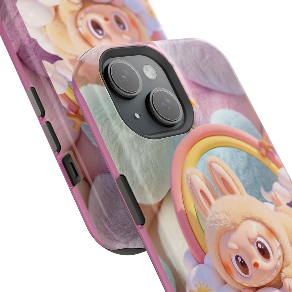Pastel Rainbow Labubu Magnetic Phone Cases(Animation)