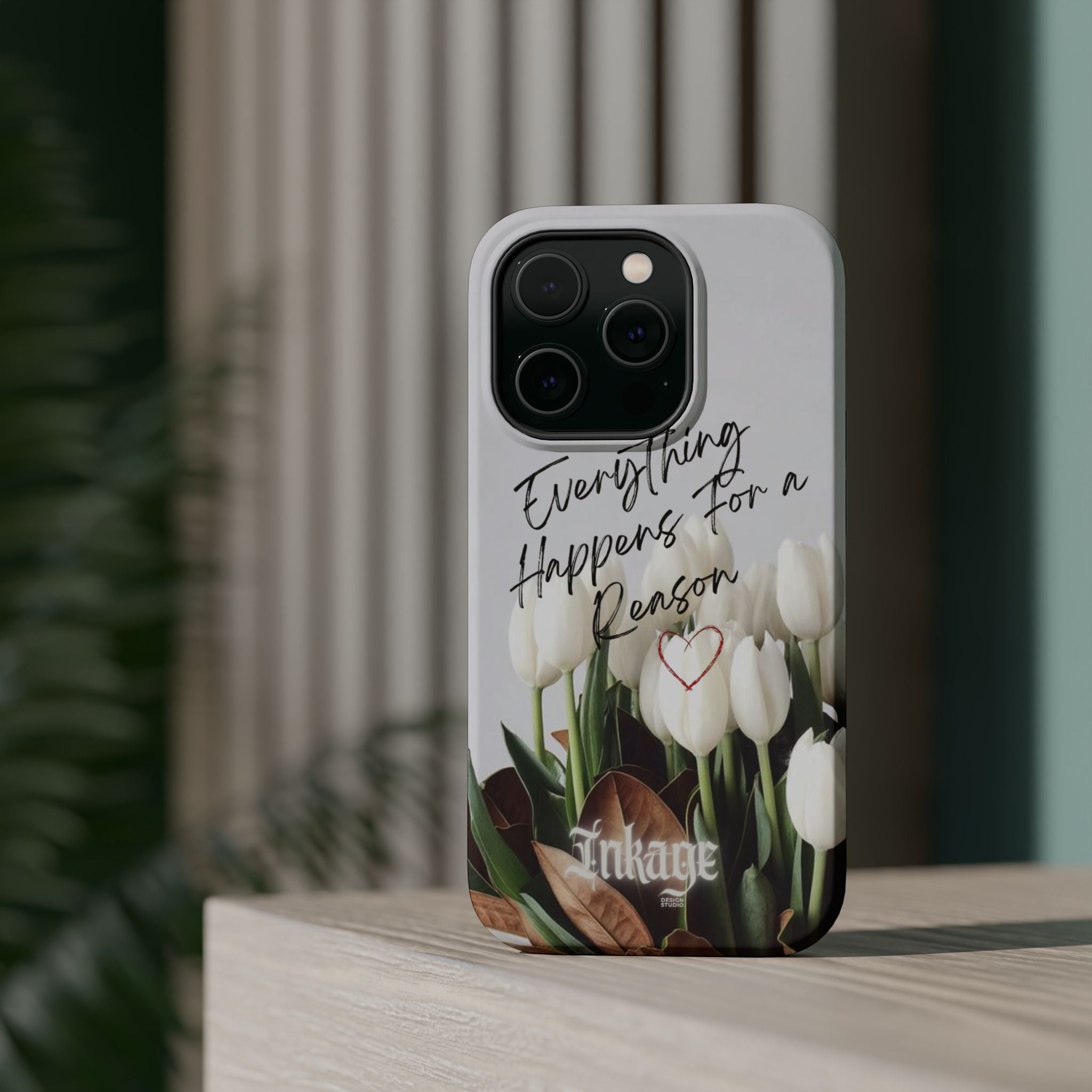 "Everything Happens for a Reason" Magnetic Phone Cases (Quote)