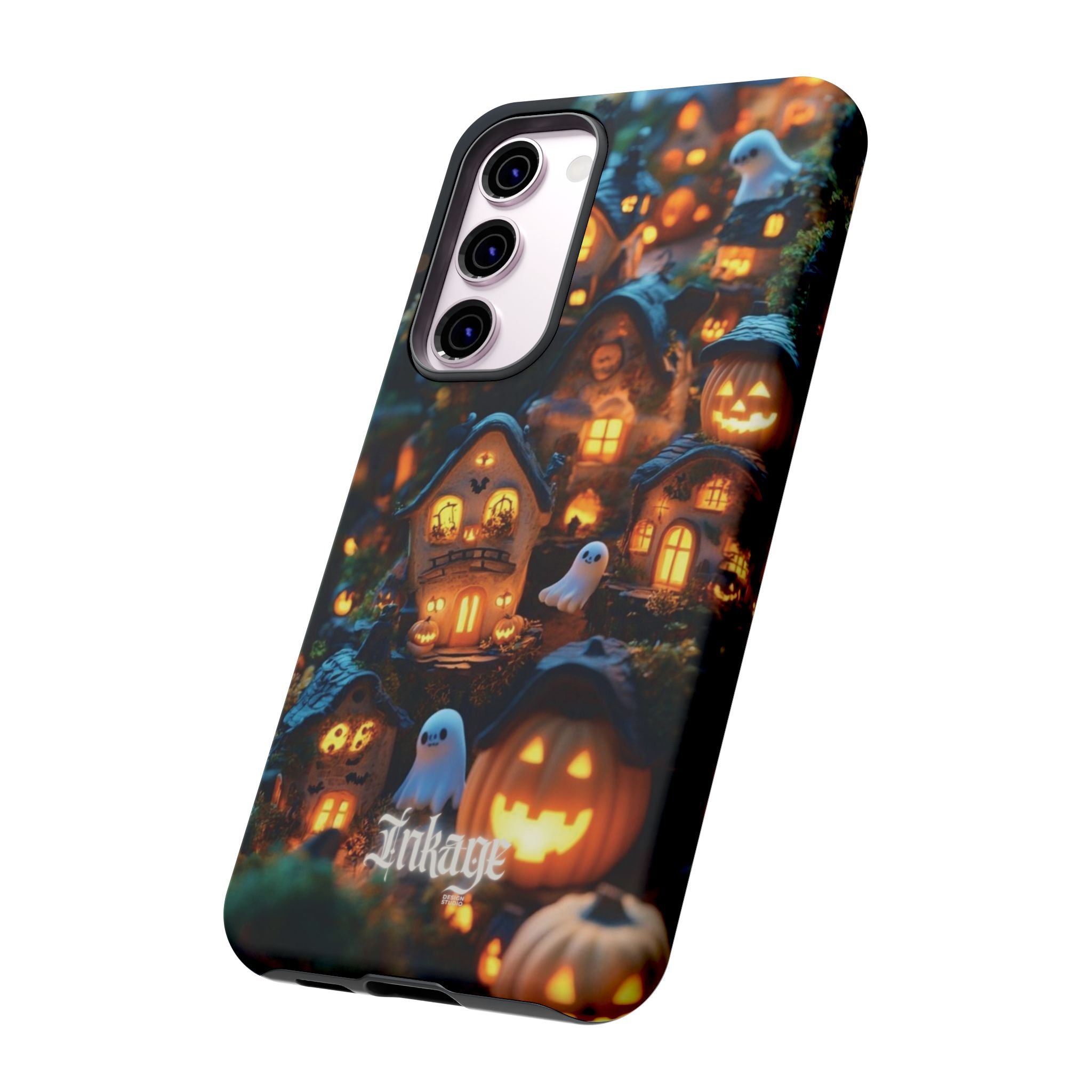 Spooky Pumpkin Village Tough Phone Cases (Season)