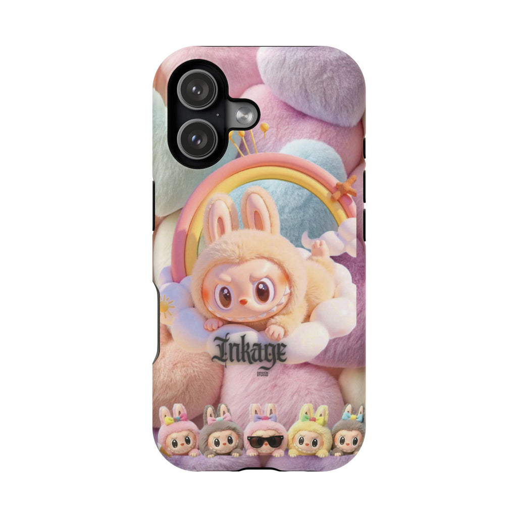 Pastel Rainbow Labubu Magnetic Phone Cases(Animation)