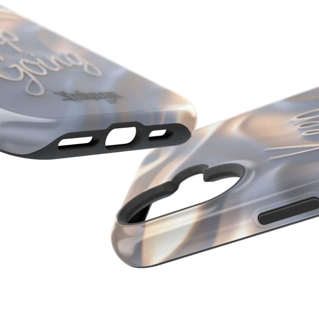 "Keep Going" Magnetic Phone Cases (Quote)