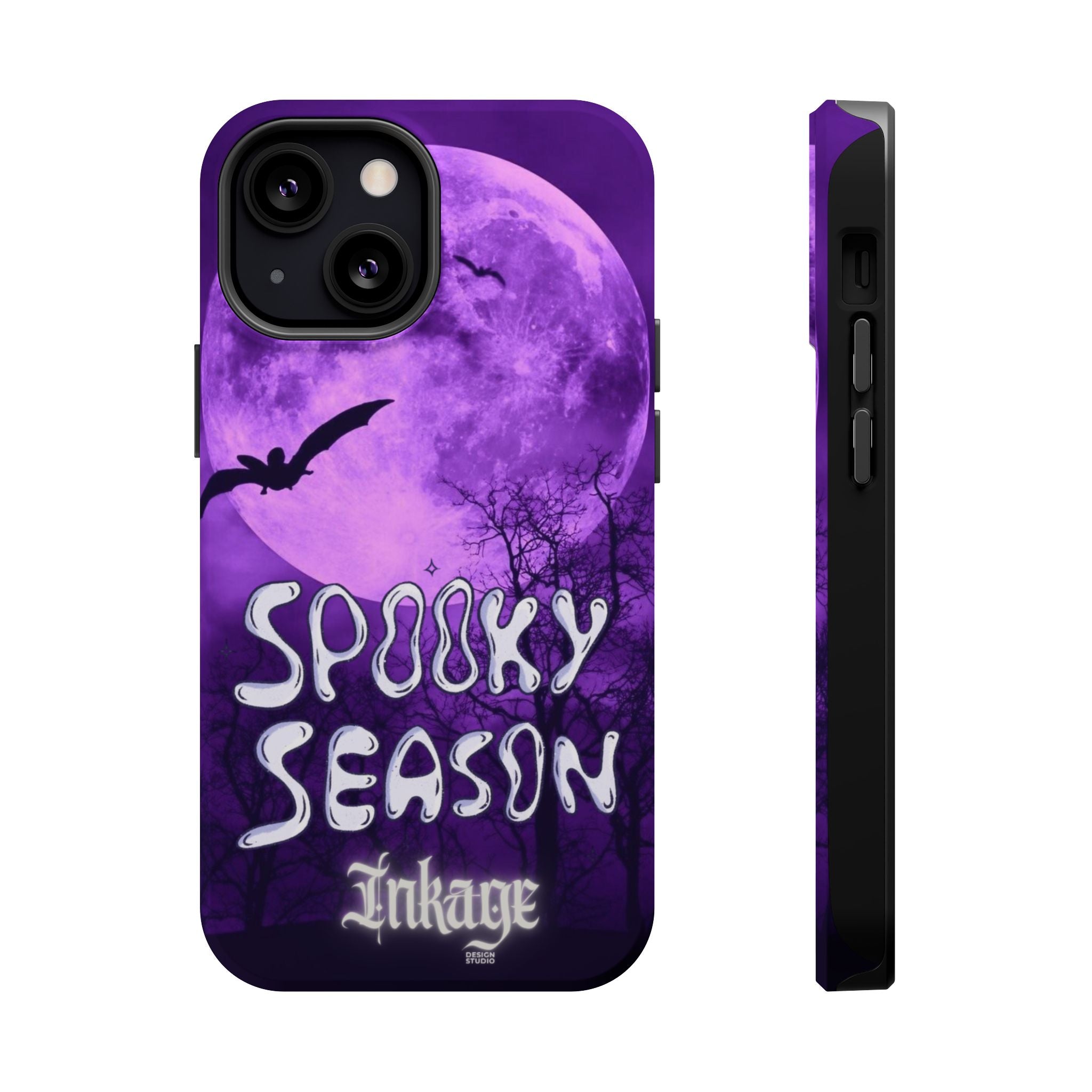 Purple Spooky Season Magnetic Phone Cases (Season)