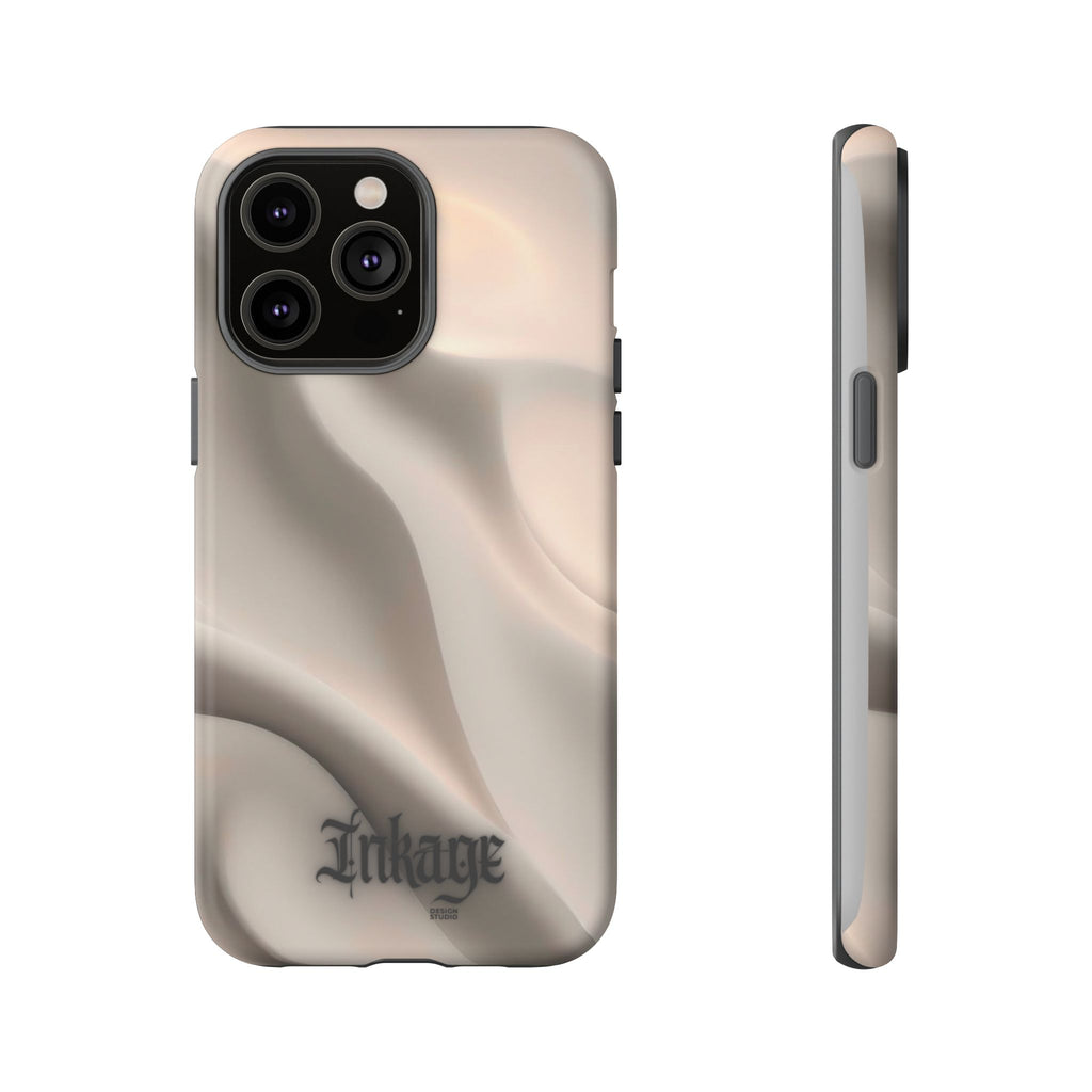 Beige Wavy Flow Tough Phone Case (Minimal)