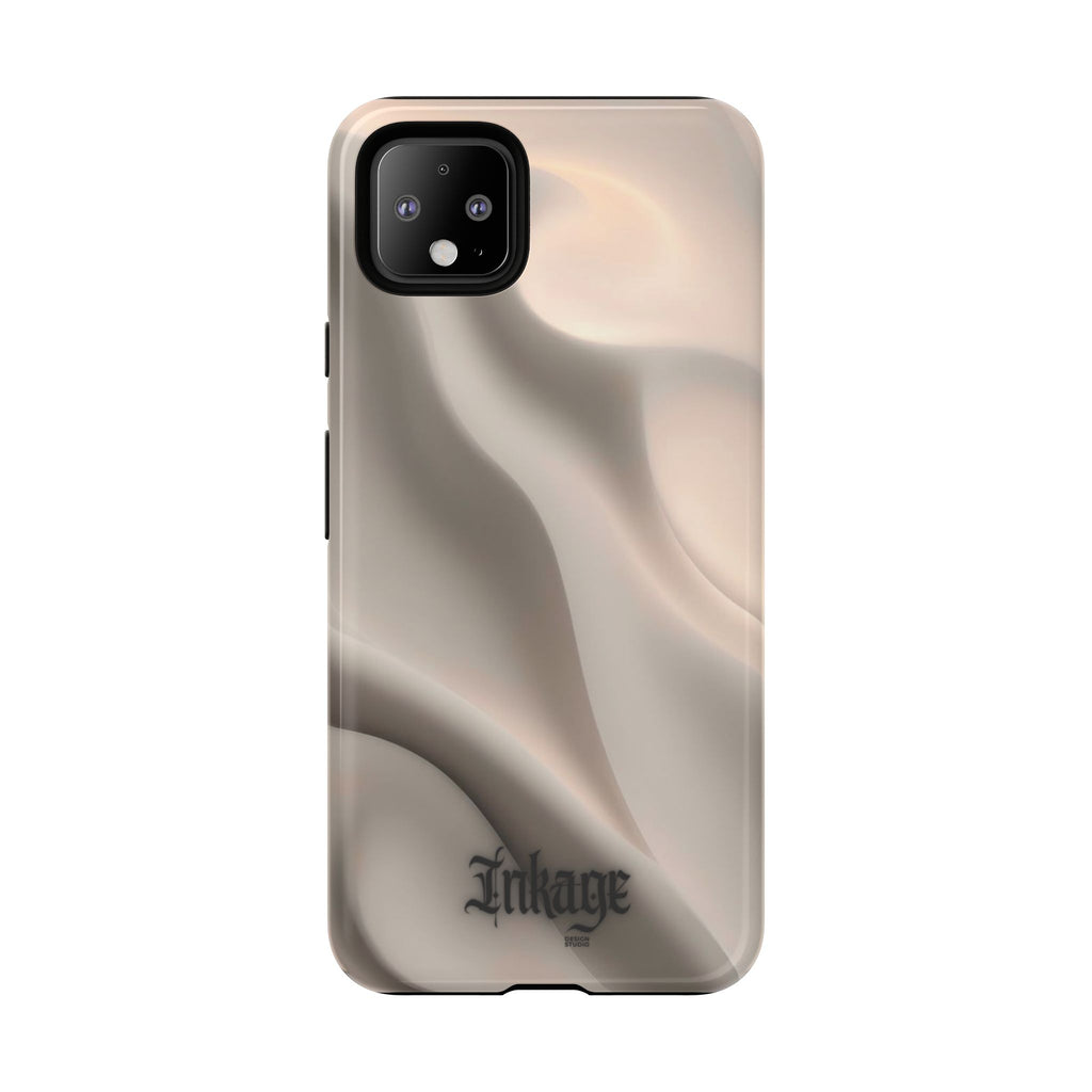 Beige Wavy Flow Tough Phone Case (Minimal)
