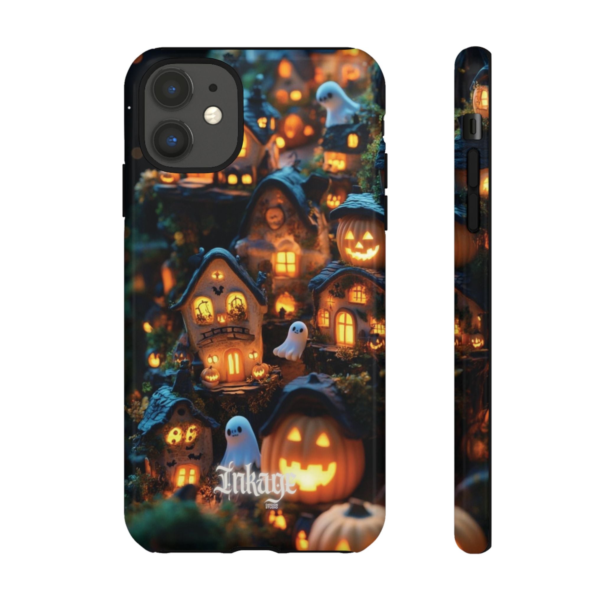 Spooky Pumpkin Village Tough Phone Cases (Season)