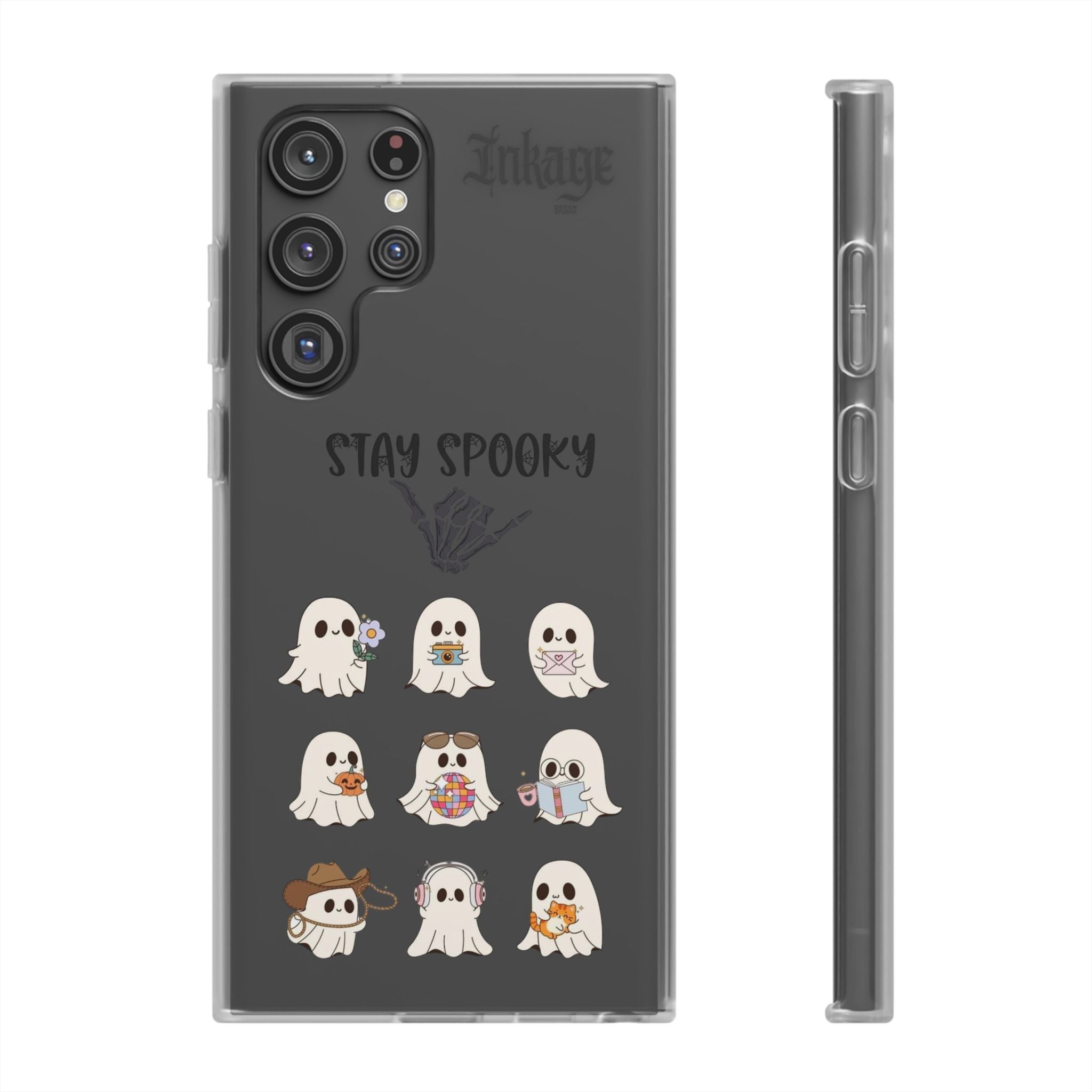 Stay Spooky Clear Phone Cases (Season)