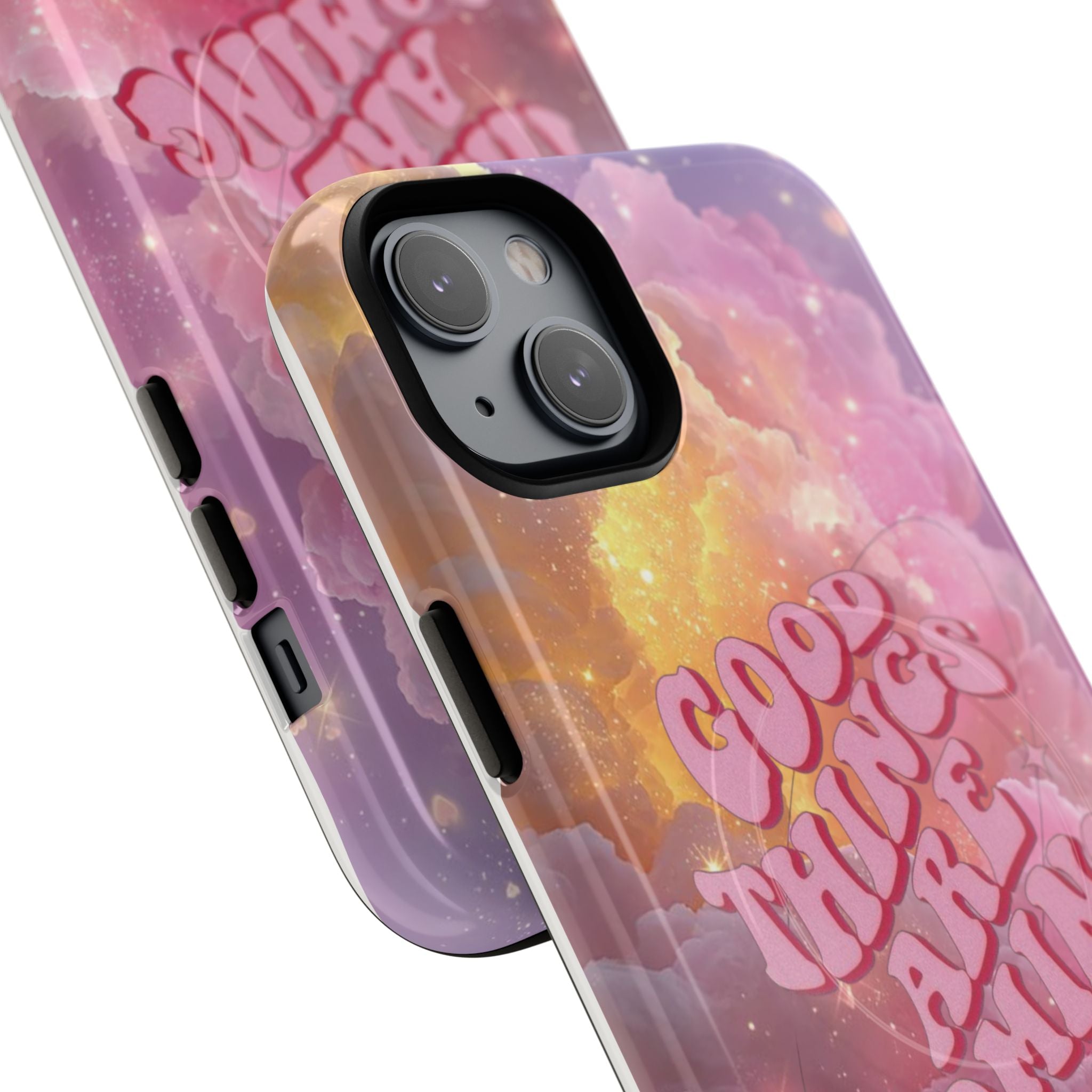 "Good Things Are Coming" with Tough Magnetic Phone Cases (Quote)