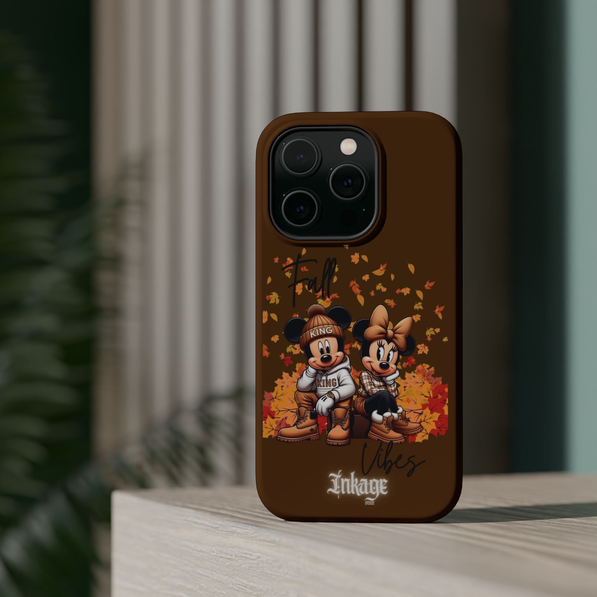 Mickey & Minnie Fall Vibes Magnetic iPhone Cases (Animation)