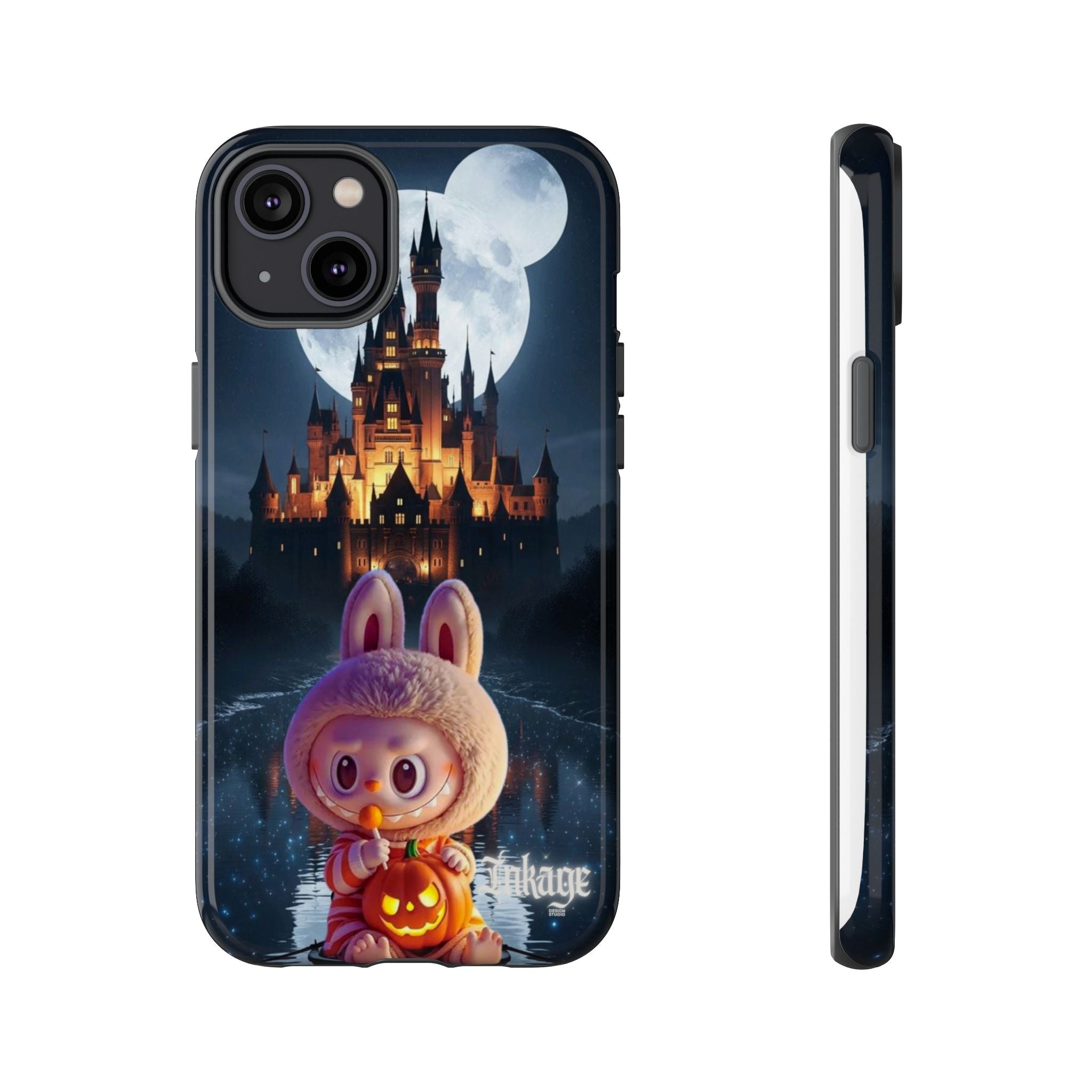 Labubu Halloween On Disney Boat Tough Phone Cases (Season, Animation)
