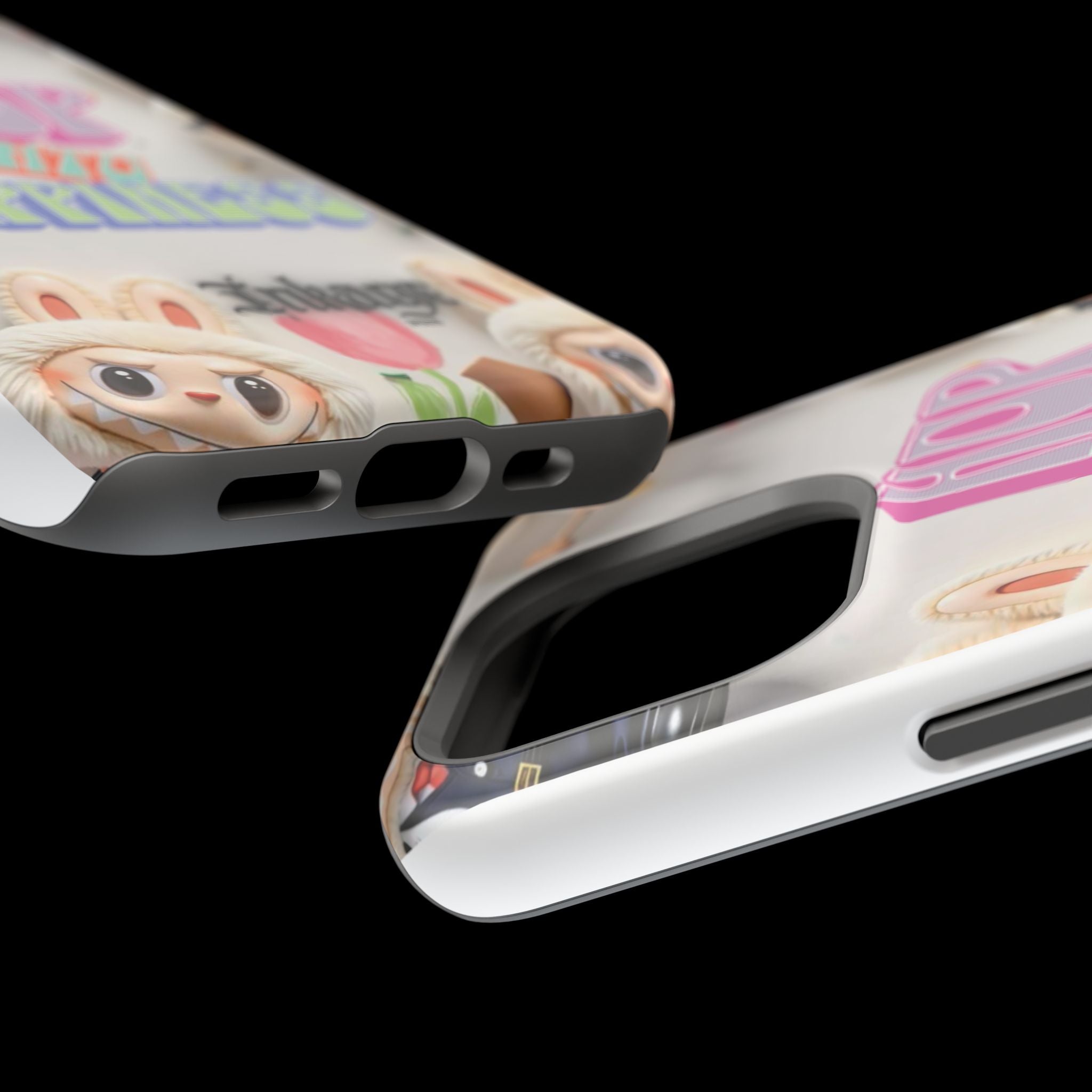 "Hop Into Happiness" Quote Magnetic Phone Case (Animation)