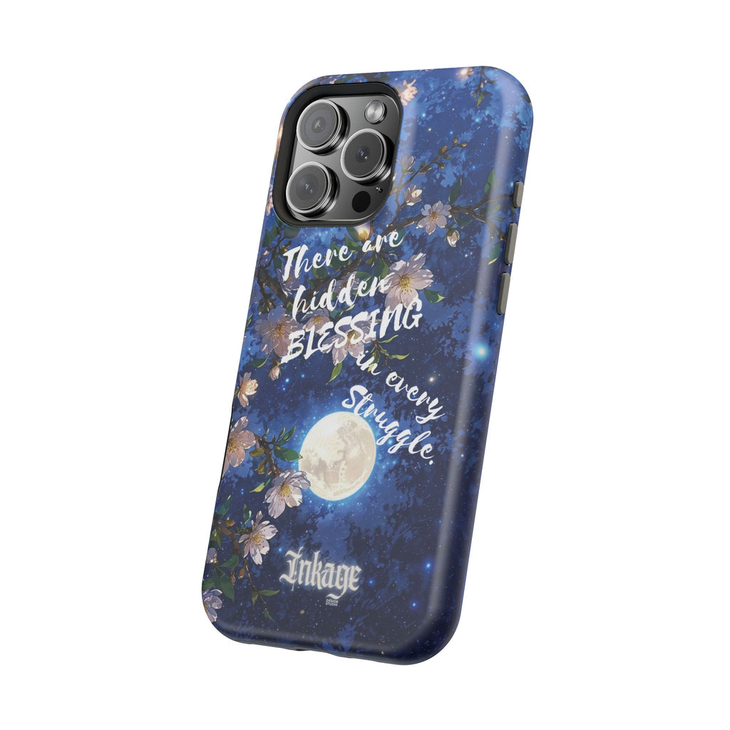 “Moonlit Blessing” Quote Magnetic Phone Cases