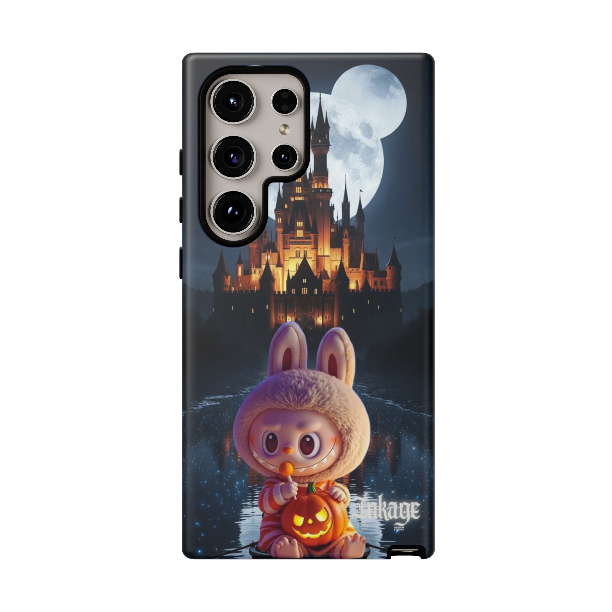 Labubu Halloween On Disney Boat Tough Phone Cases (Season, Animation)