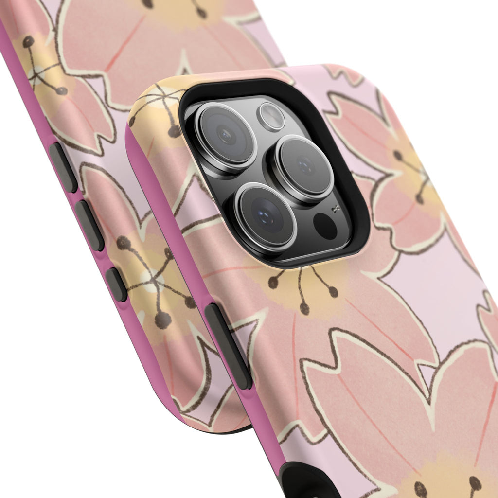 Charming Floral Magnetic Phone Cases (Minimal)