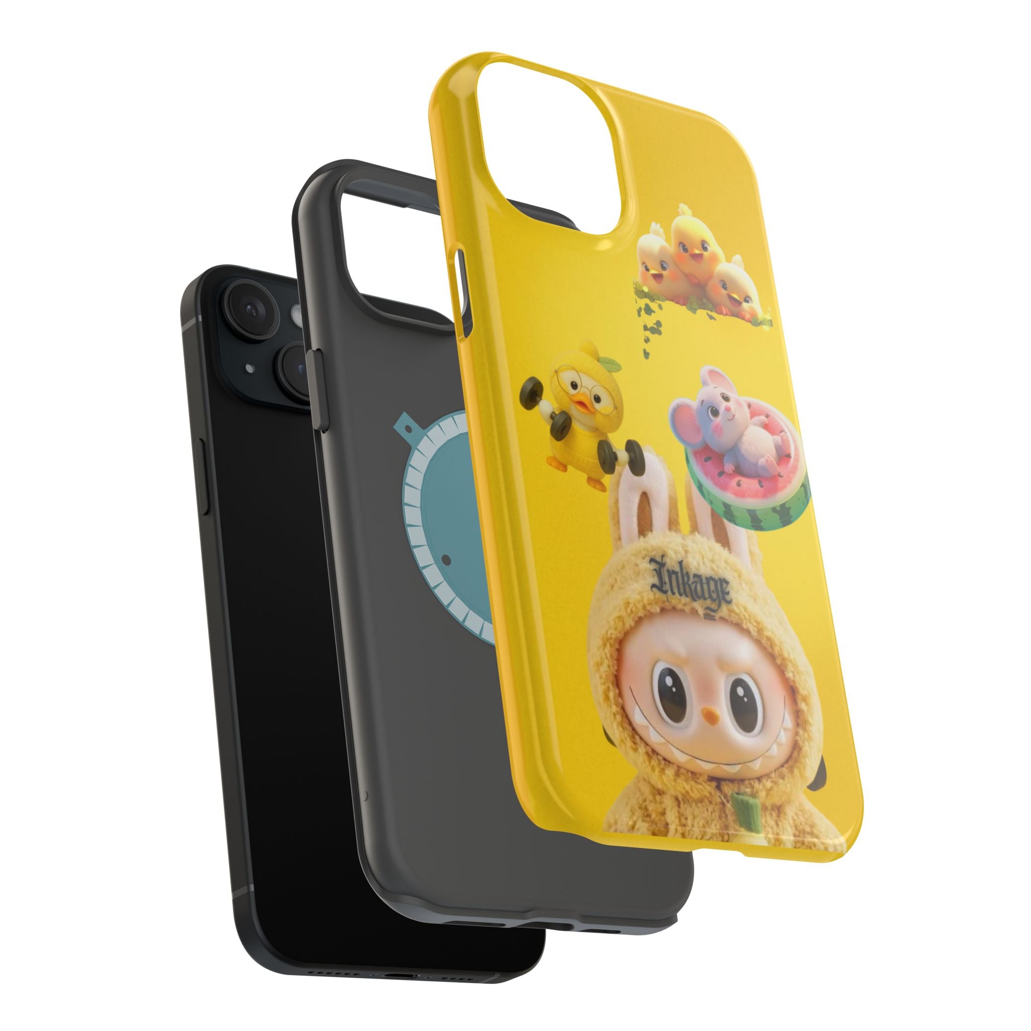 Yellow Cutie Labubu Magnetic Phone Cases (Animation)