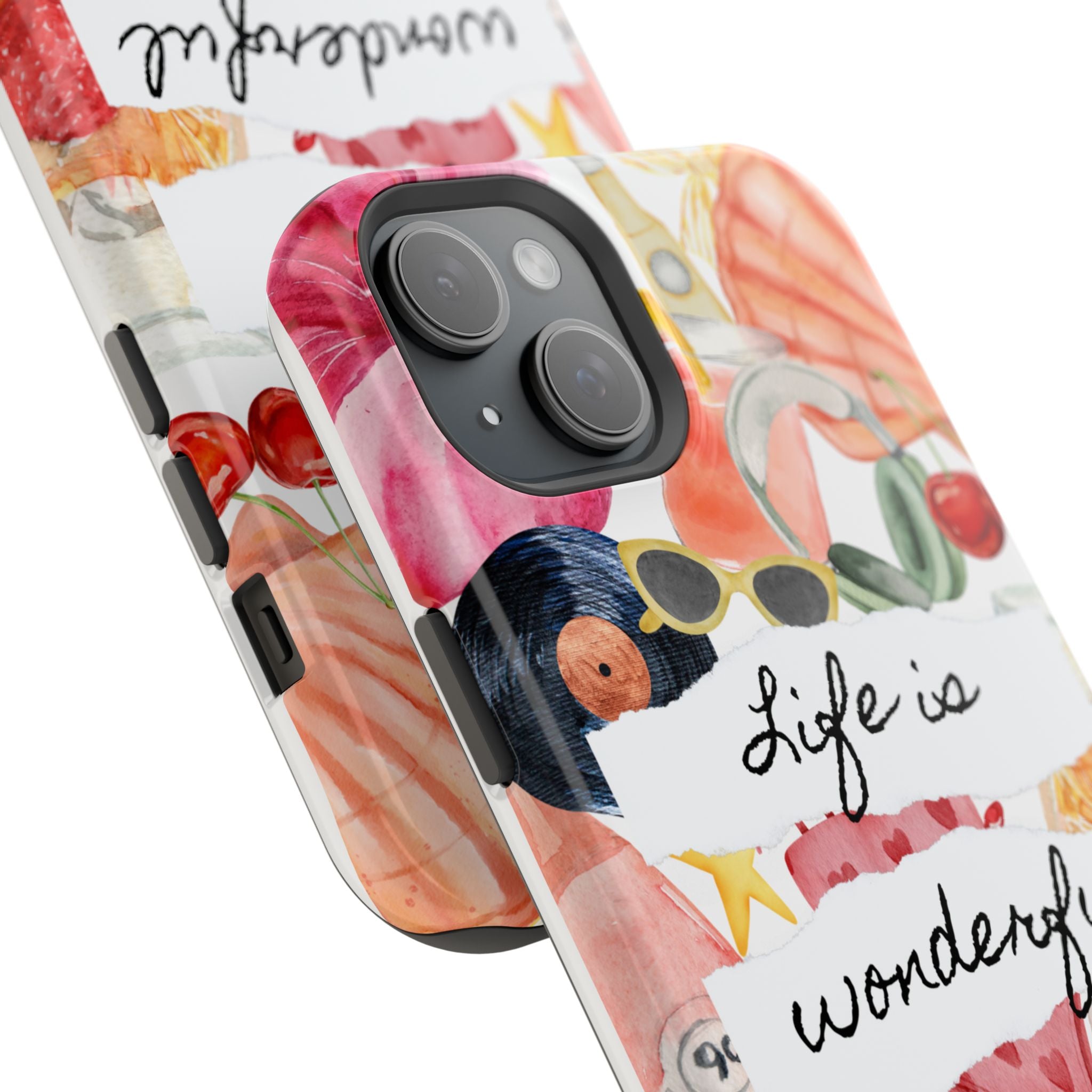 "Life is Wonderful" Quote Magnetic Phone Cases