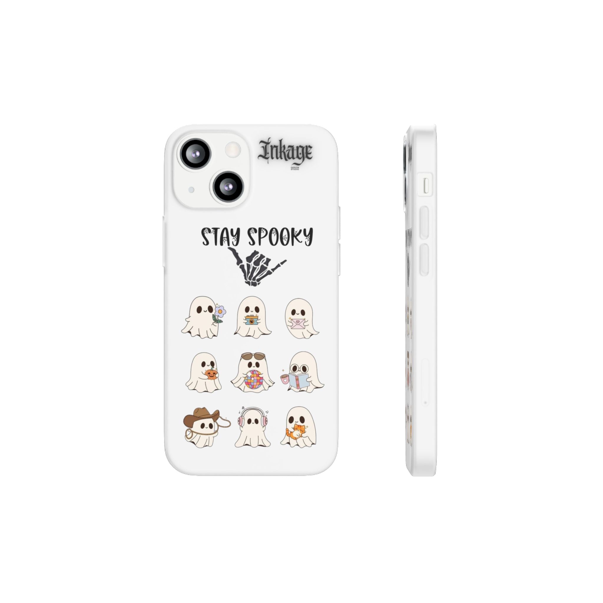 Stay Spooky Clear Phone Cases (Season)