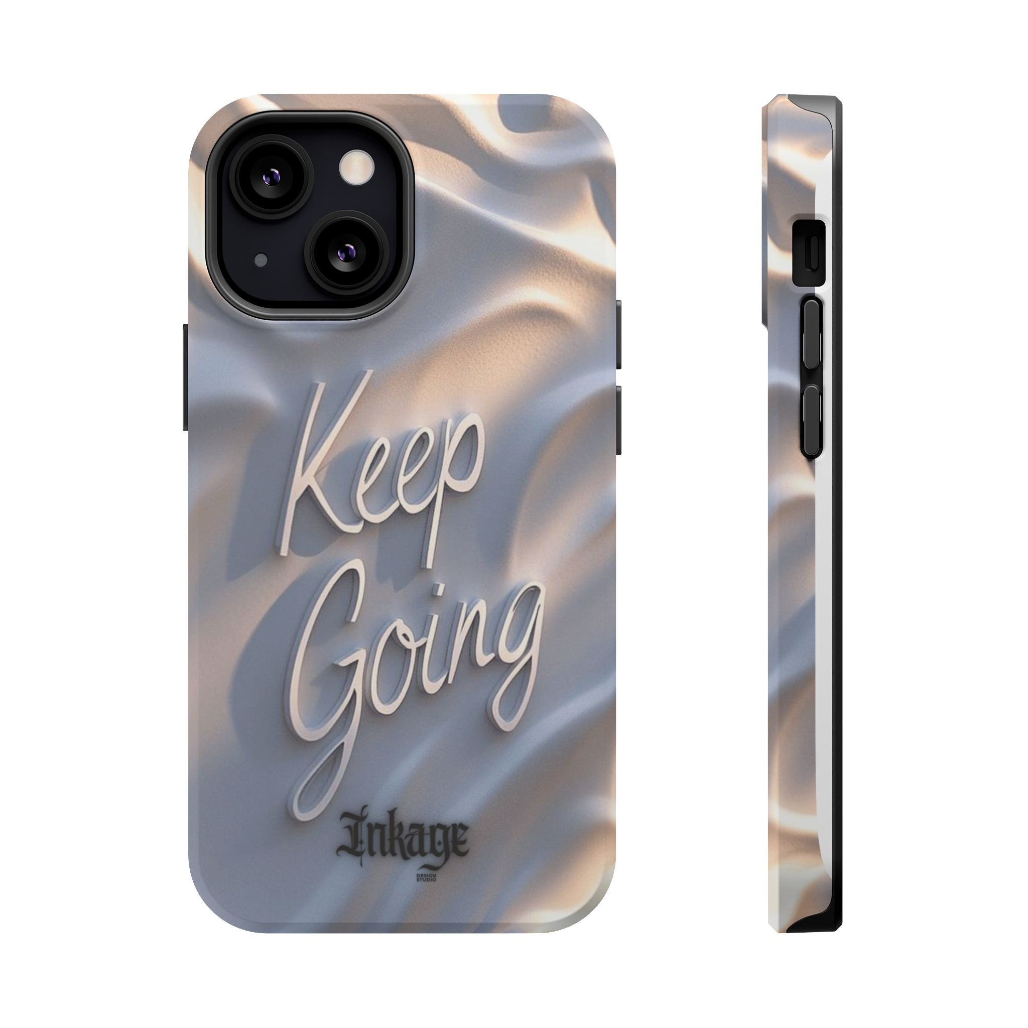 "Keep Going" Magnetic Phone Cases (Quote)