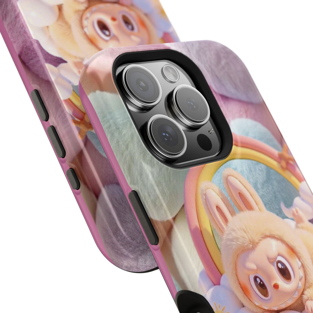 Pastel Rainbow Labubu Magnetic Phone Cases(Animation)