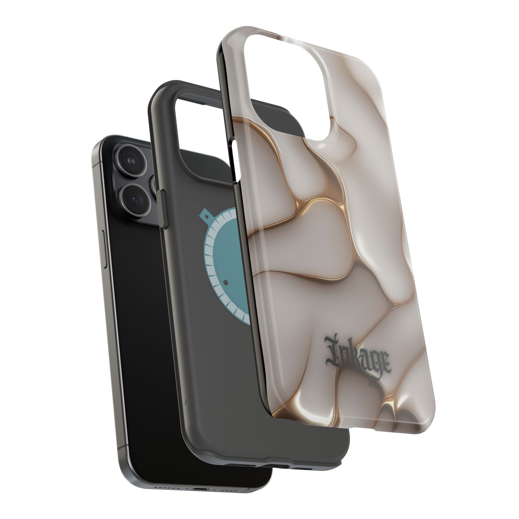 Golden Flow Magnetic Phone Cases (Minimal)