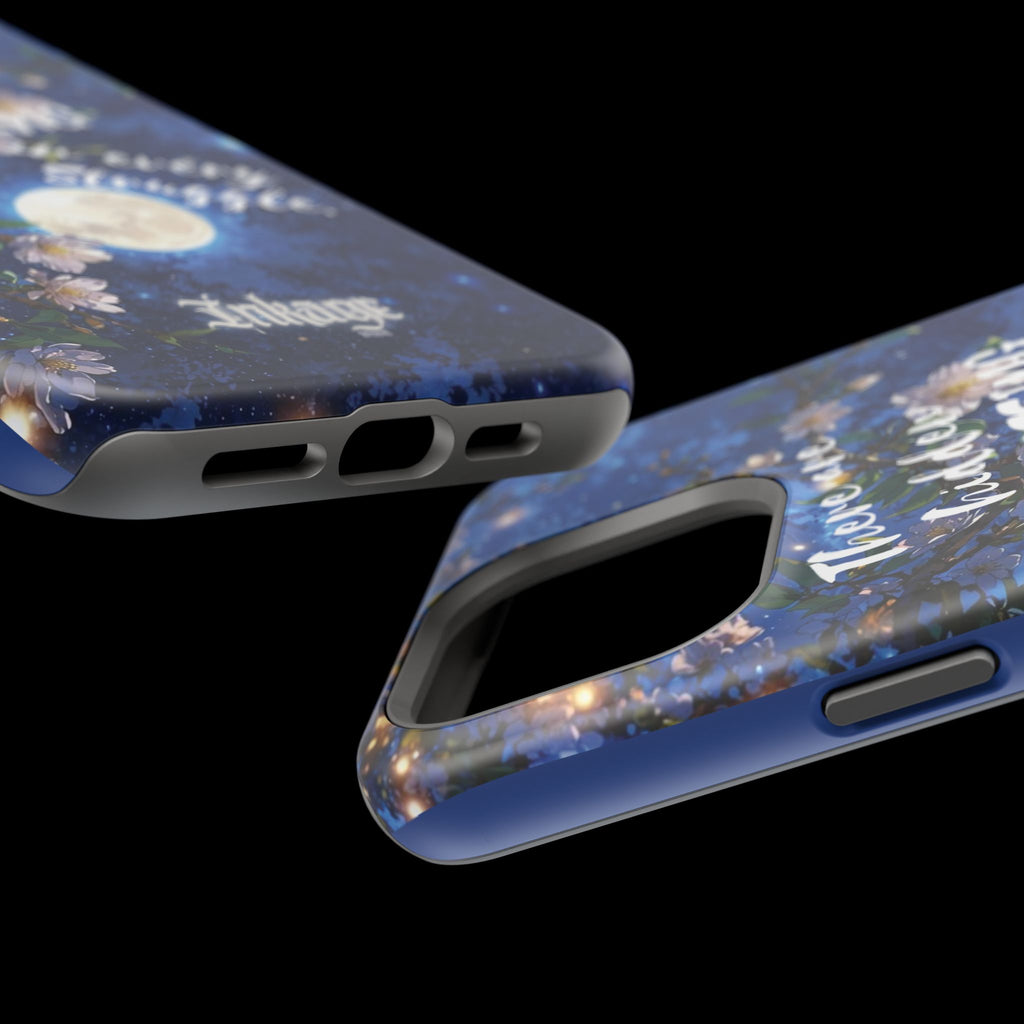 “Moonlit Blessing” Magnetic Phone Cases (Quote)