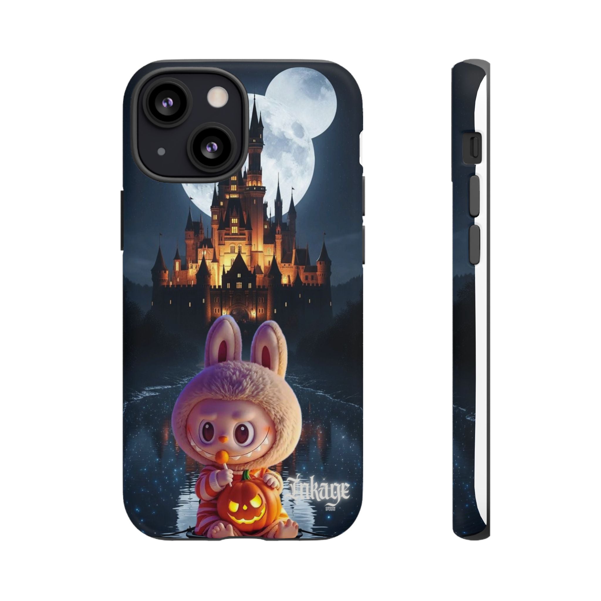 Labubu Halloween On Disney Boat Tough Phone Cases (Season, Animation)
