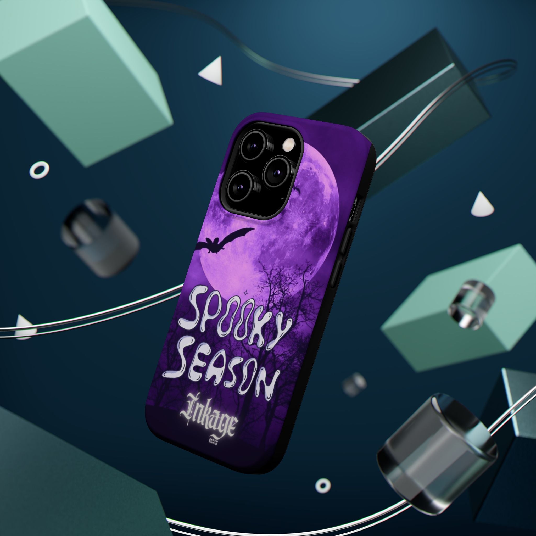 Purple Spooky Season Magnetic Phone Cases (Season)