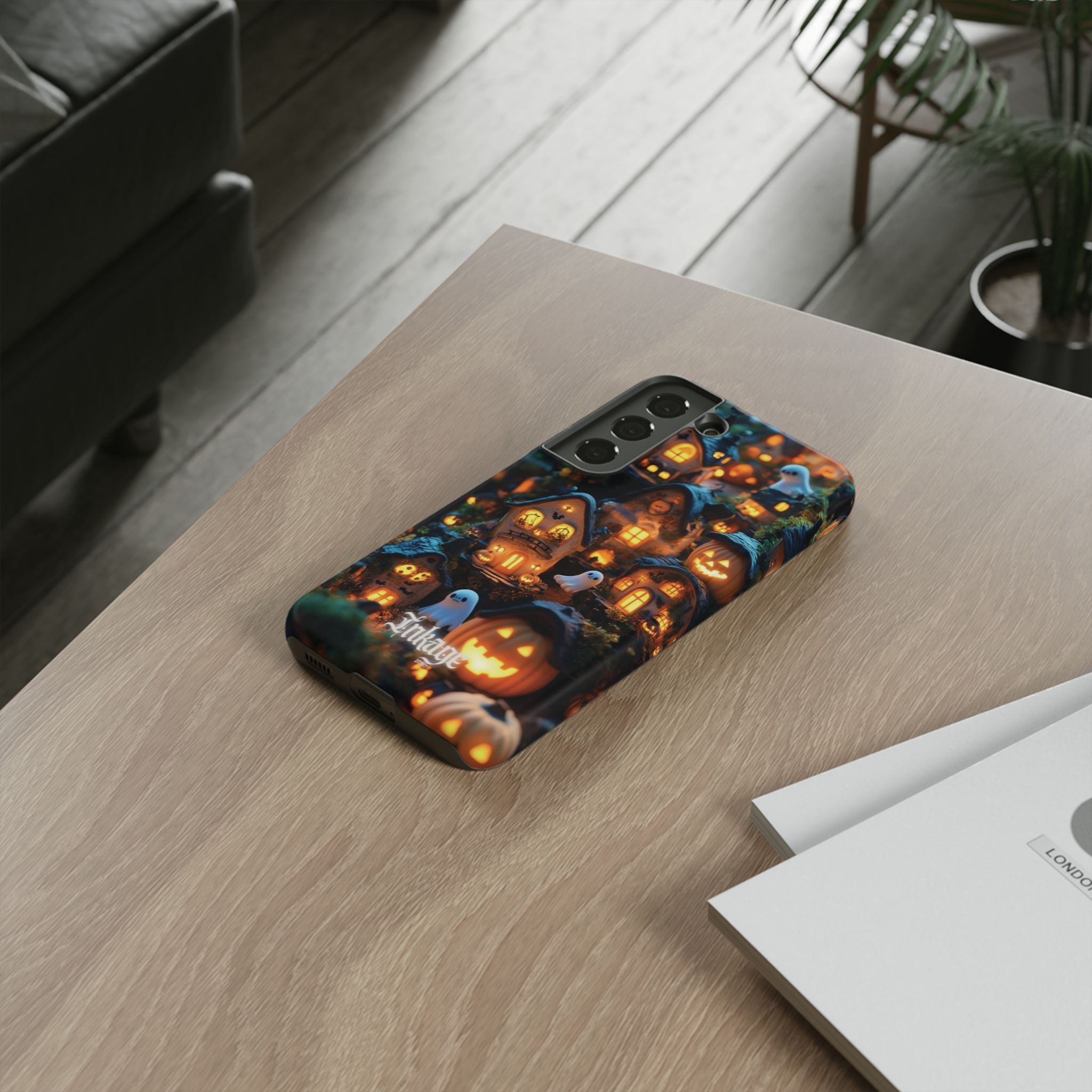 Spooky Pumpkin Village Tough Phone Cases (Season)