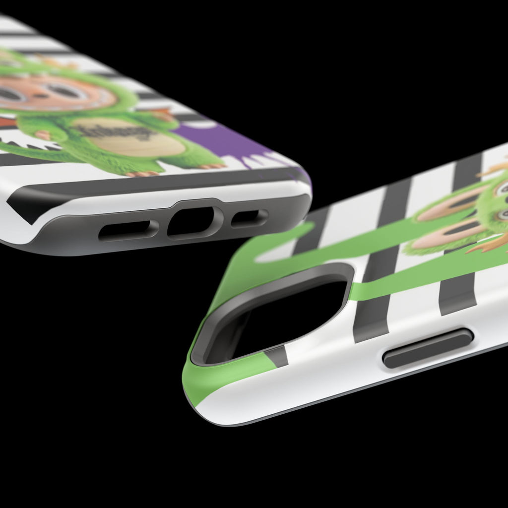 Greenie Labubu Spooky Magnetic Phone Case (Animation)