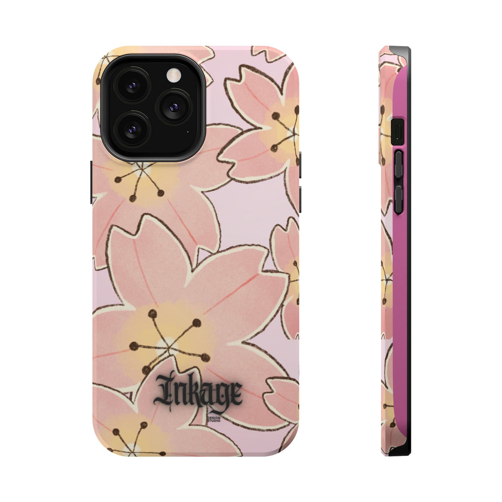 Charming Floral Magnetic Phone Case (Minimal)