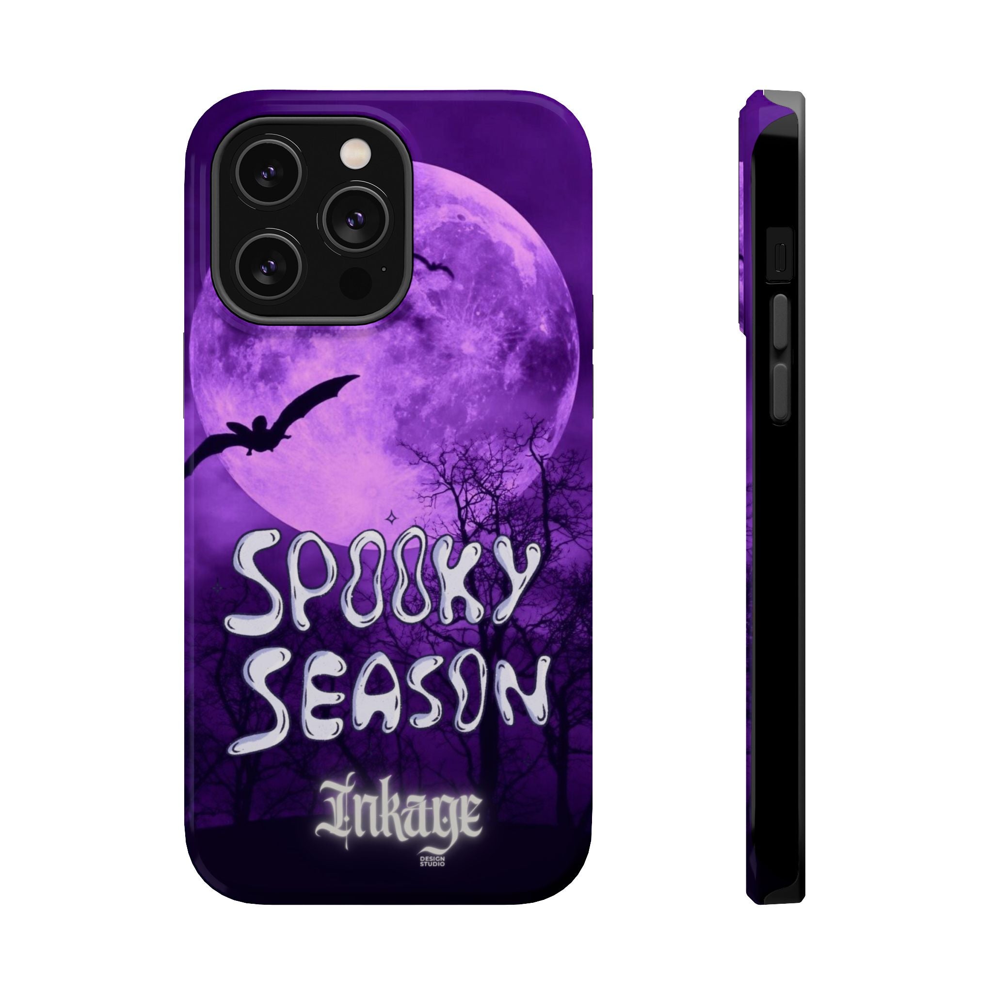 Purple Spooky Season Magnetic Phone Cases (Season)