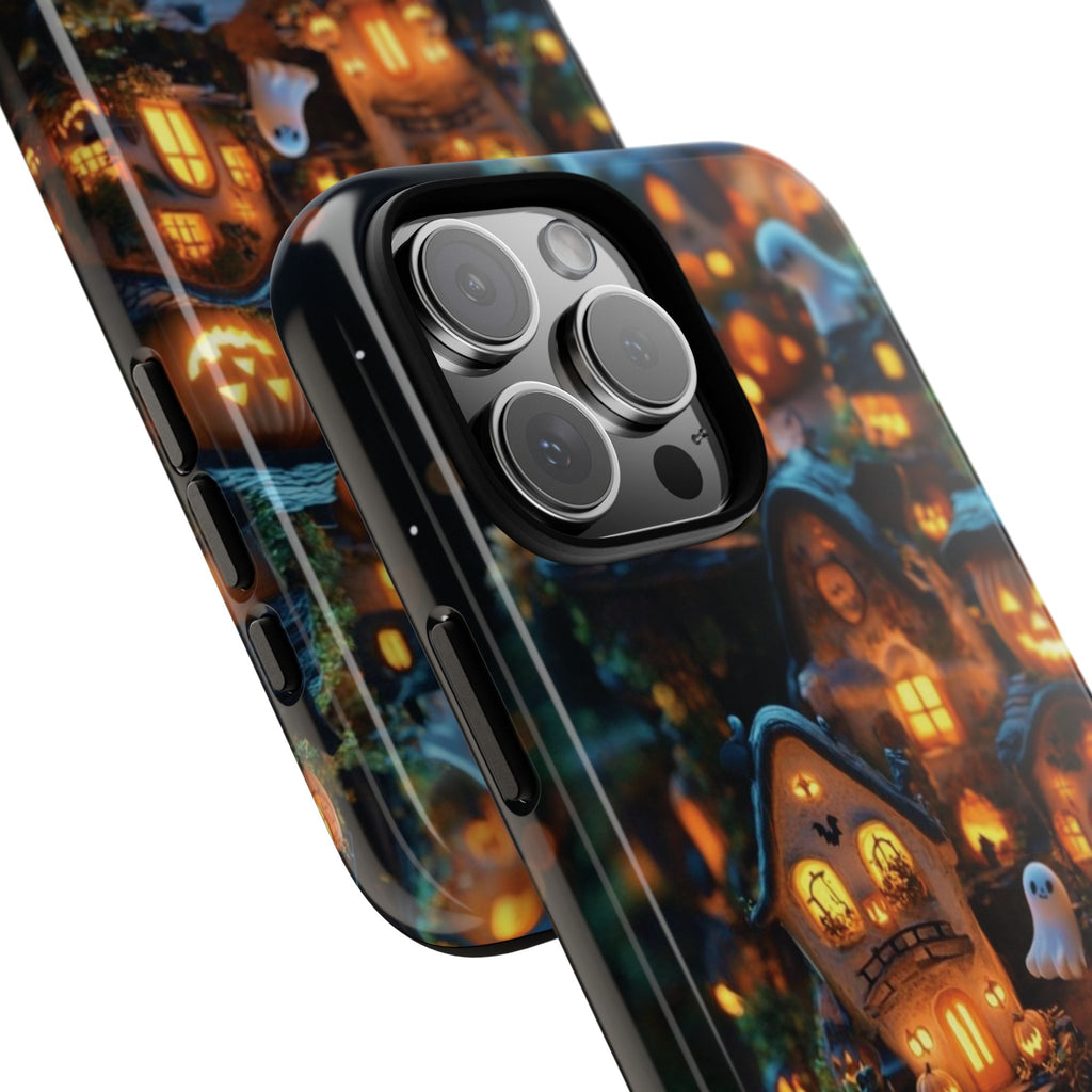 Spooky Pumpkin Village Tough Phone Cases (Season)