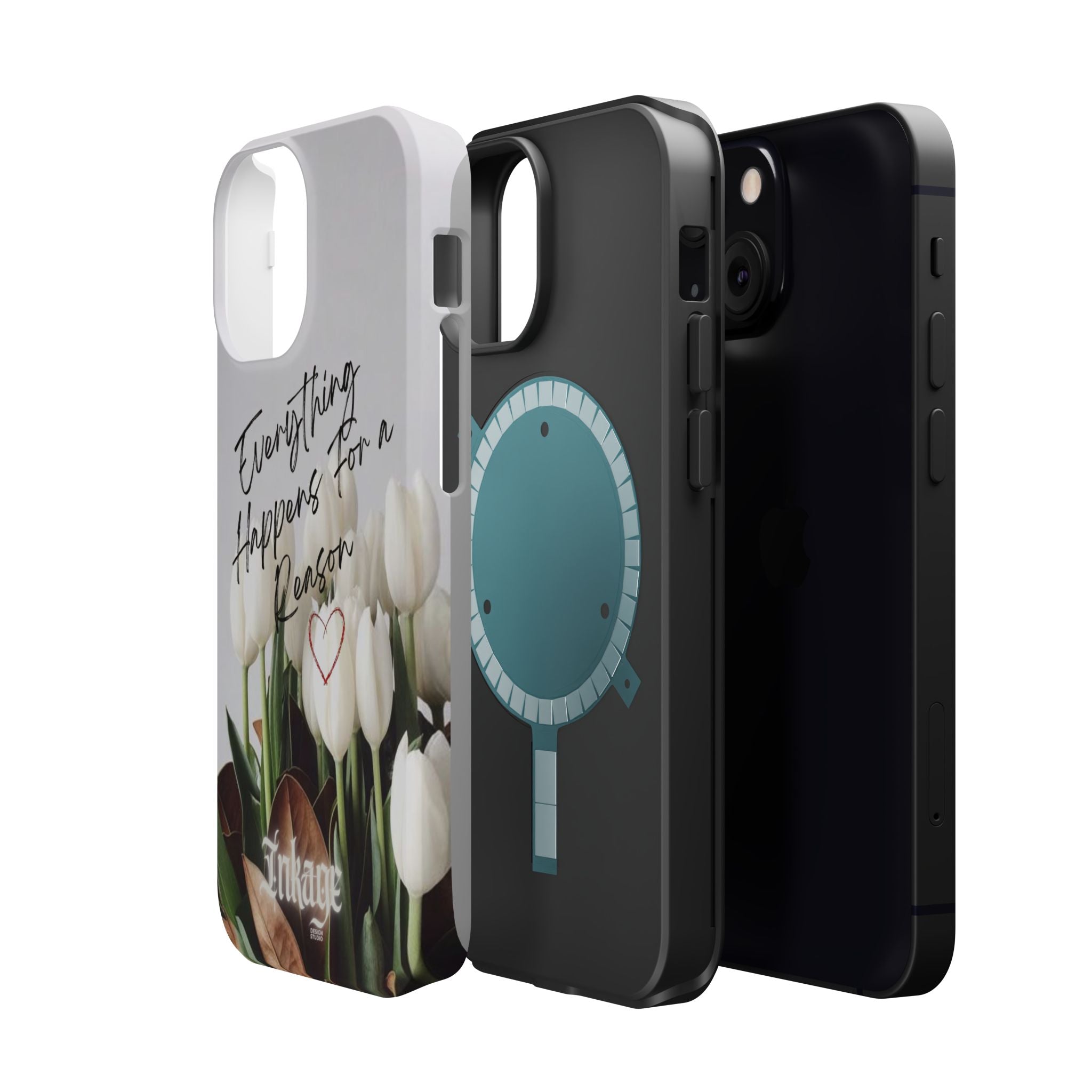 "Everything Happens for a Reason" Quote Magnetic Phone Cases