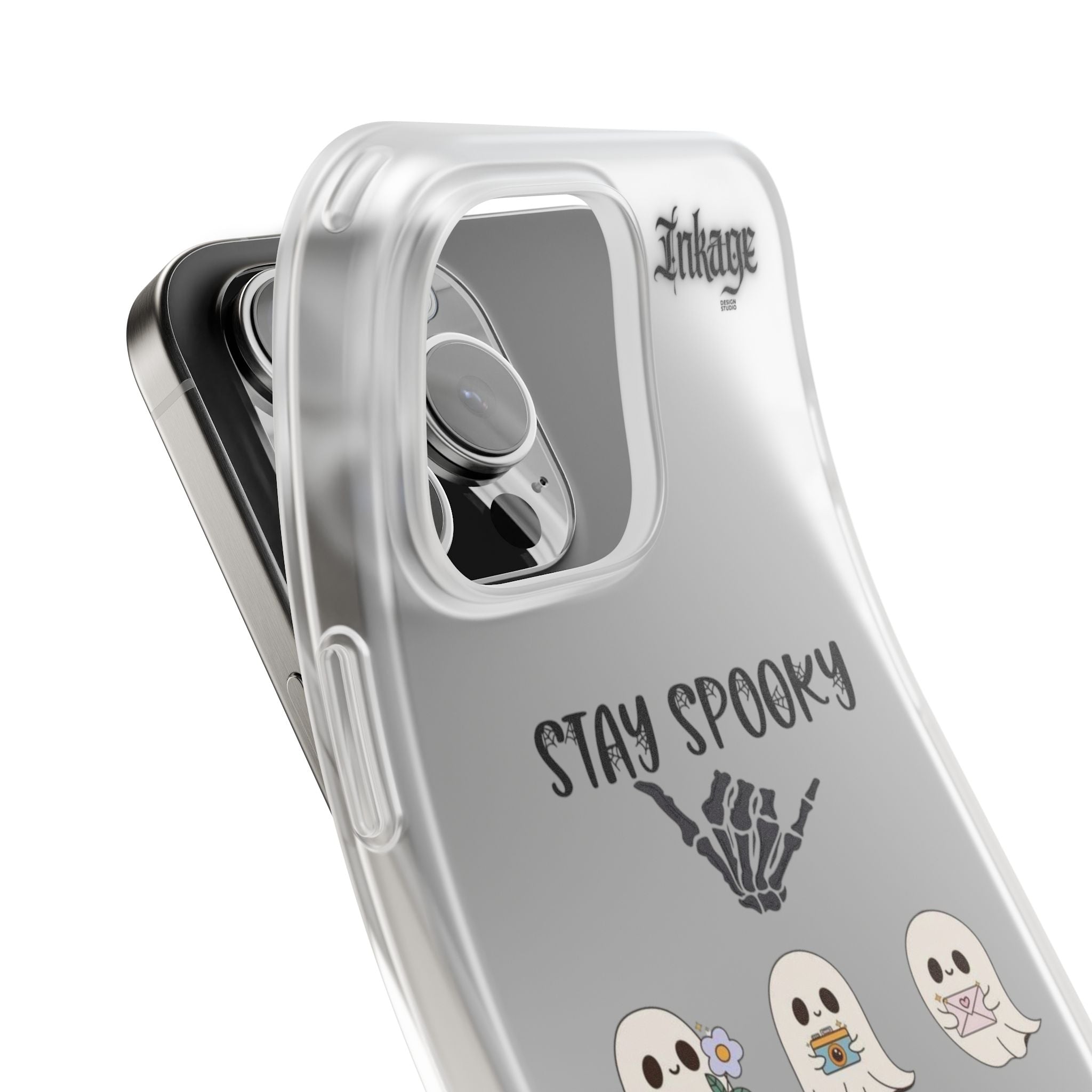 Stay Spooky Clear Phone Cases (Season)