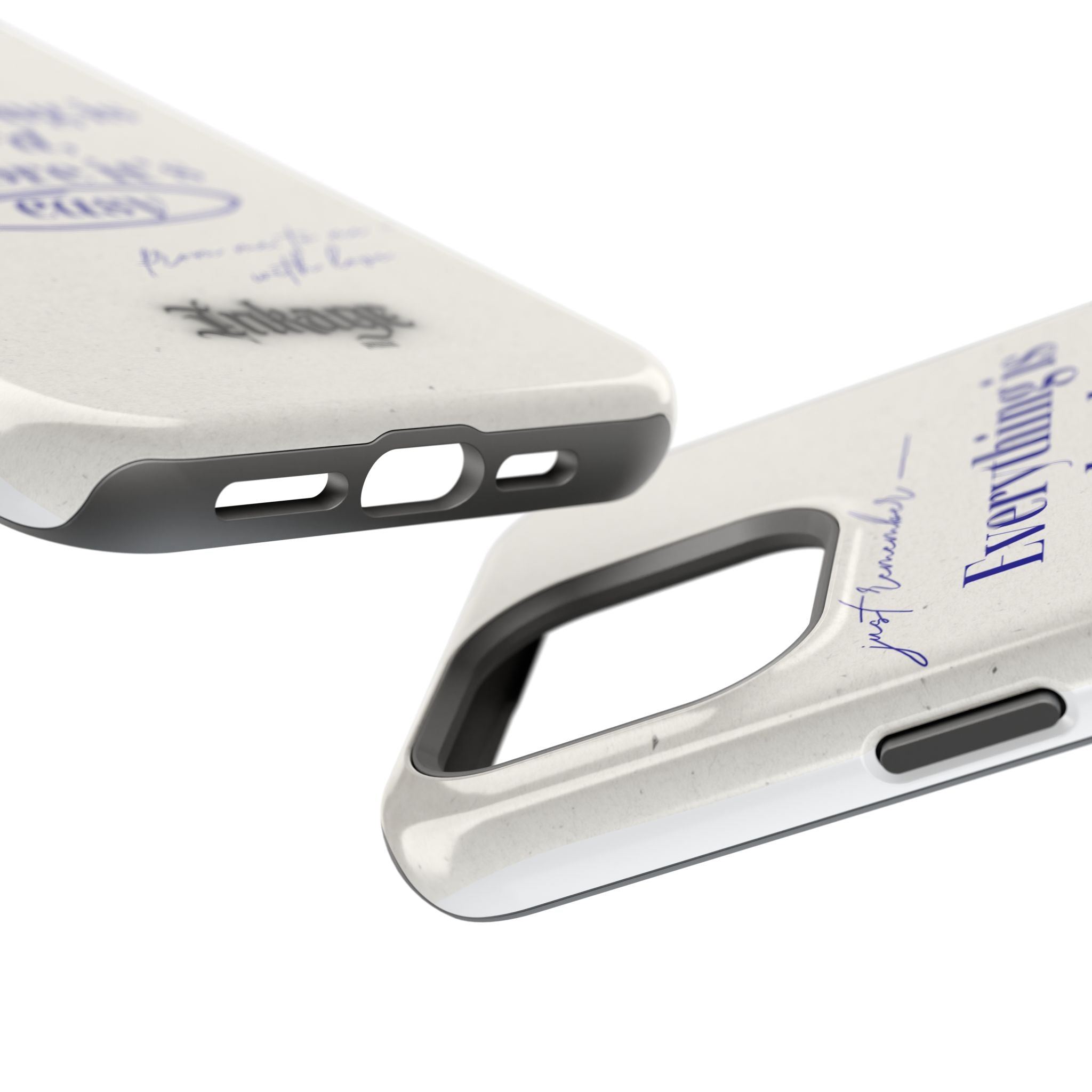 "Everything is hard, before it's easy" Magnetic Phone Case (Quote)