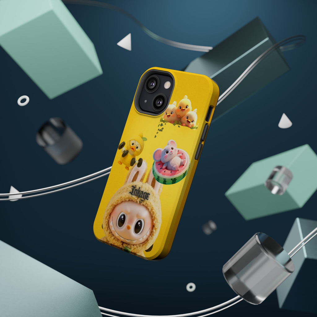 Yellow Cutie Labubu Magnetic Phone Cases (Animation)