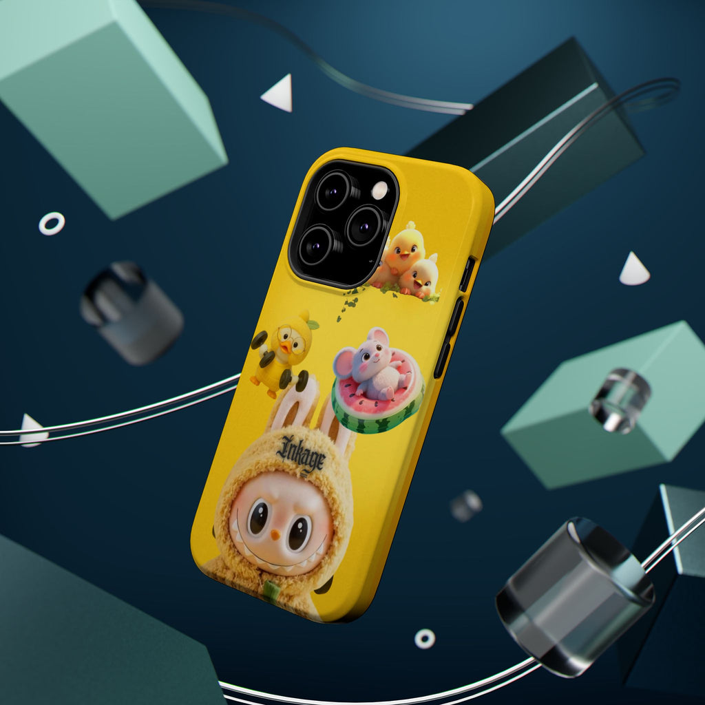 Yellow Cutie Labubu Magnetic Phone Cases (Animation)