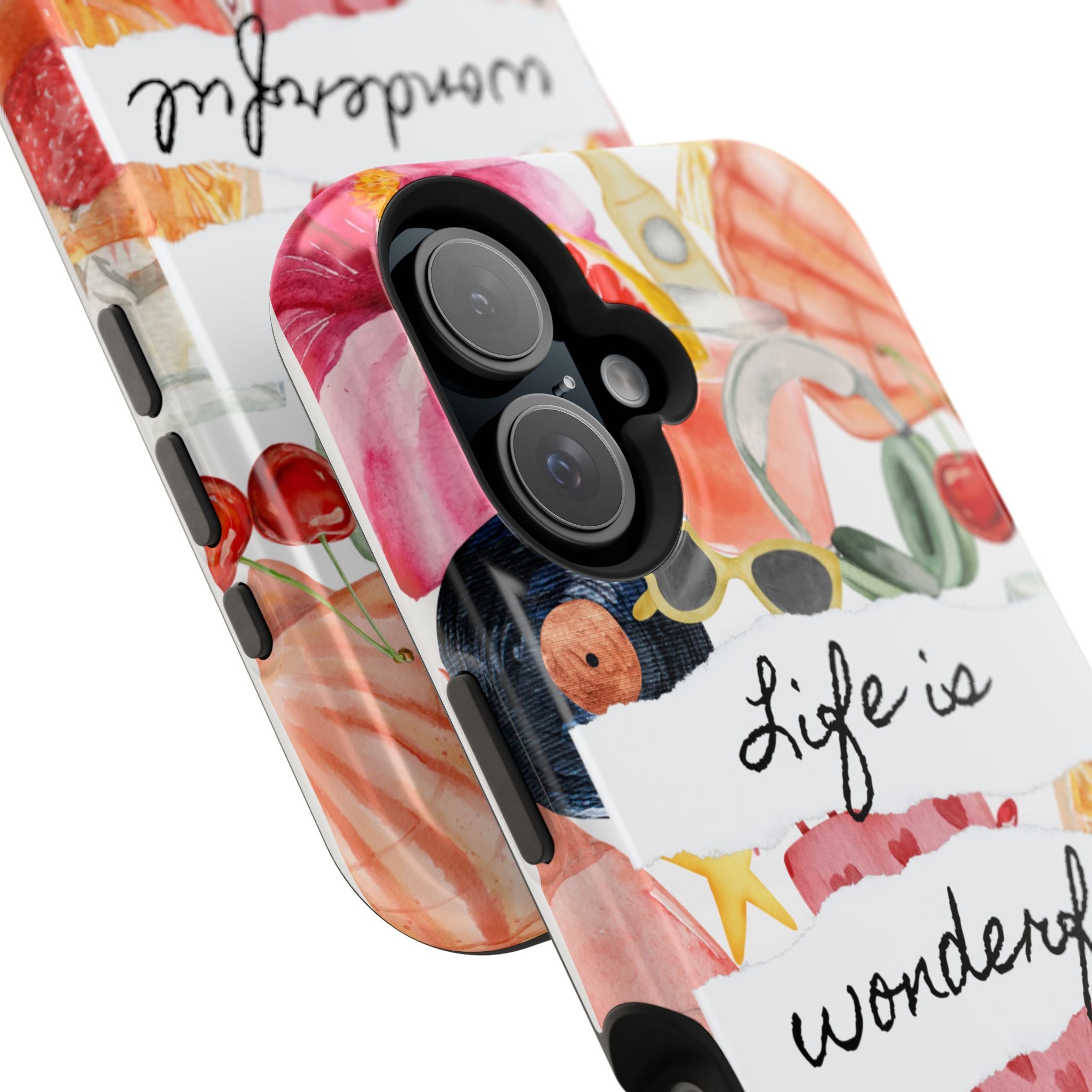 "Life is Wonderful" Quote Magnetic Phone Cases