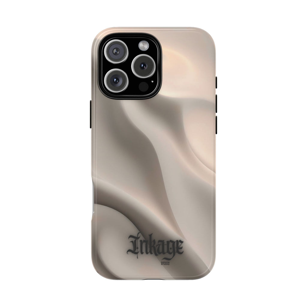Beige Wavy Flow Tough Phone Case (Minimal)