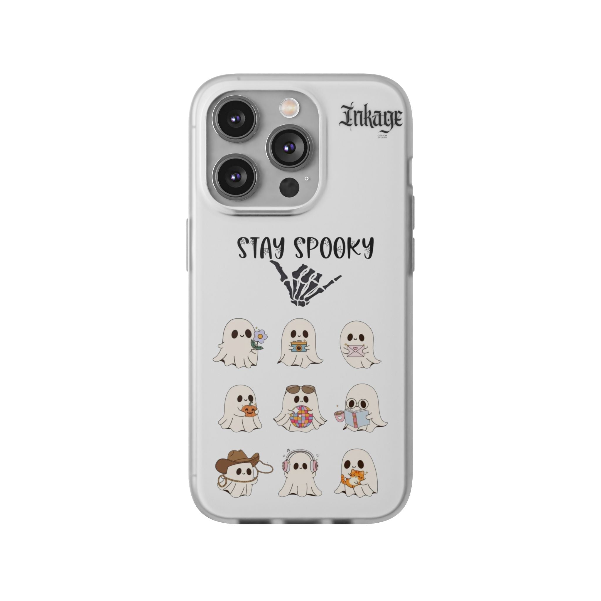 Stay Spooky Clear Phone Cases (Season)