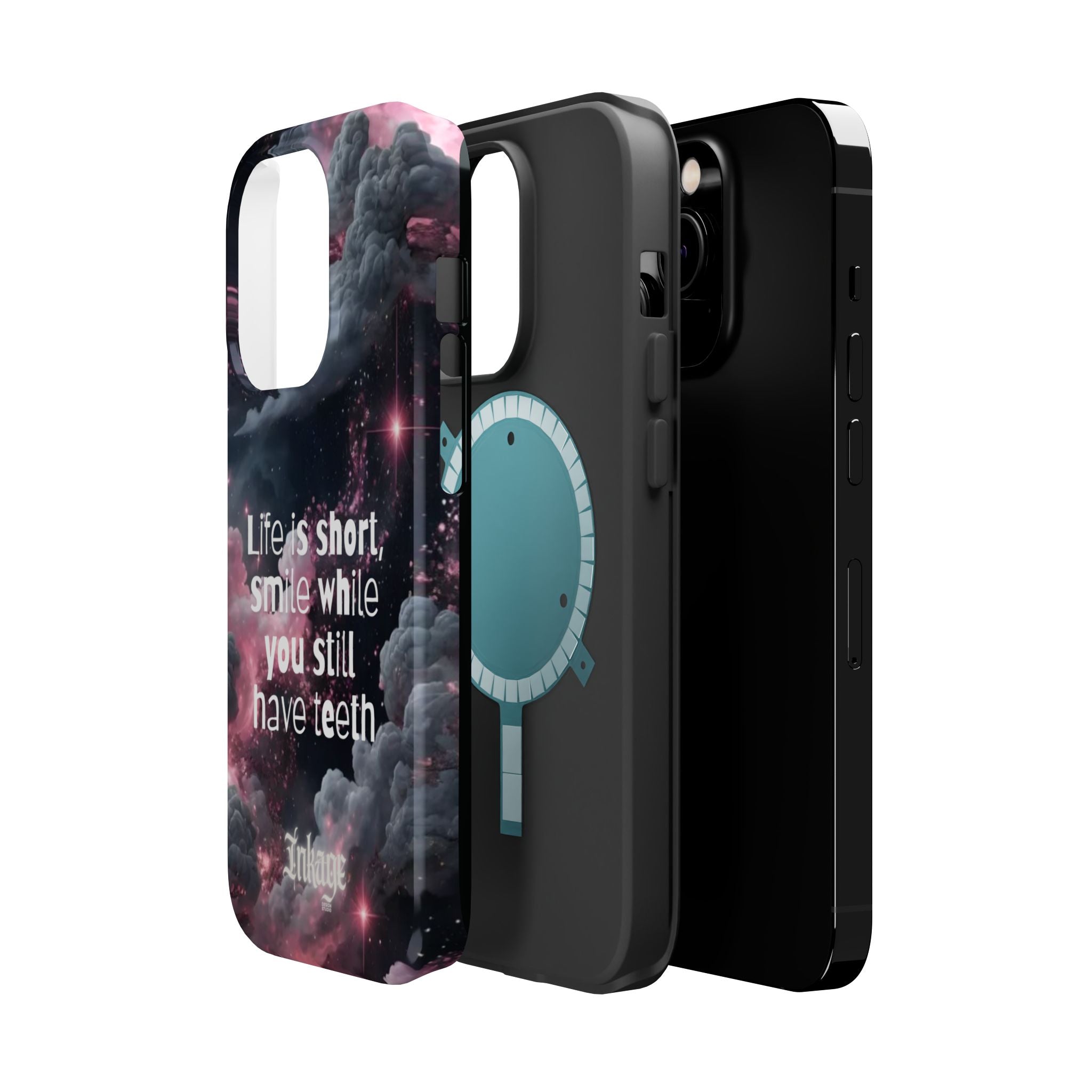 “Life is Short, Smile While You Still Have Teeth” Magnetic Phone Cases