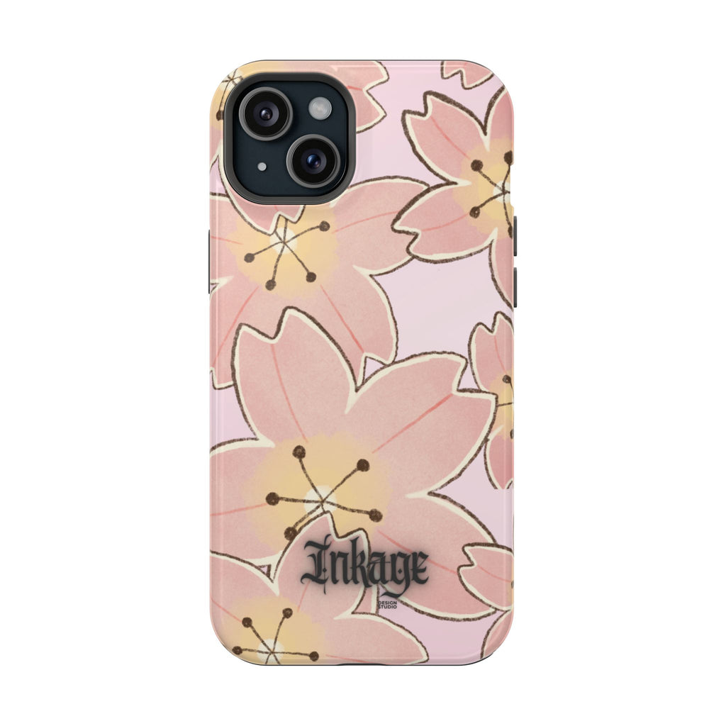 Charming Floral Magnetic Phone Case (Minimal)