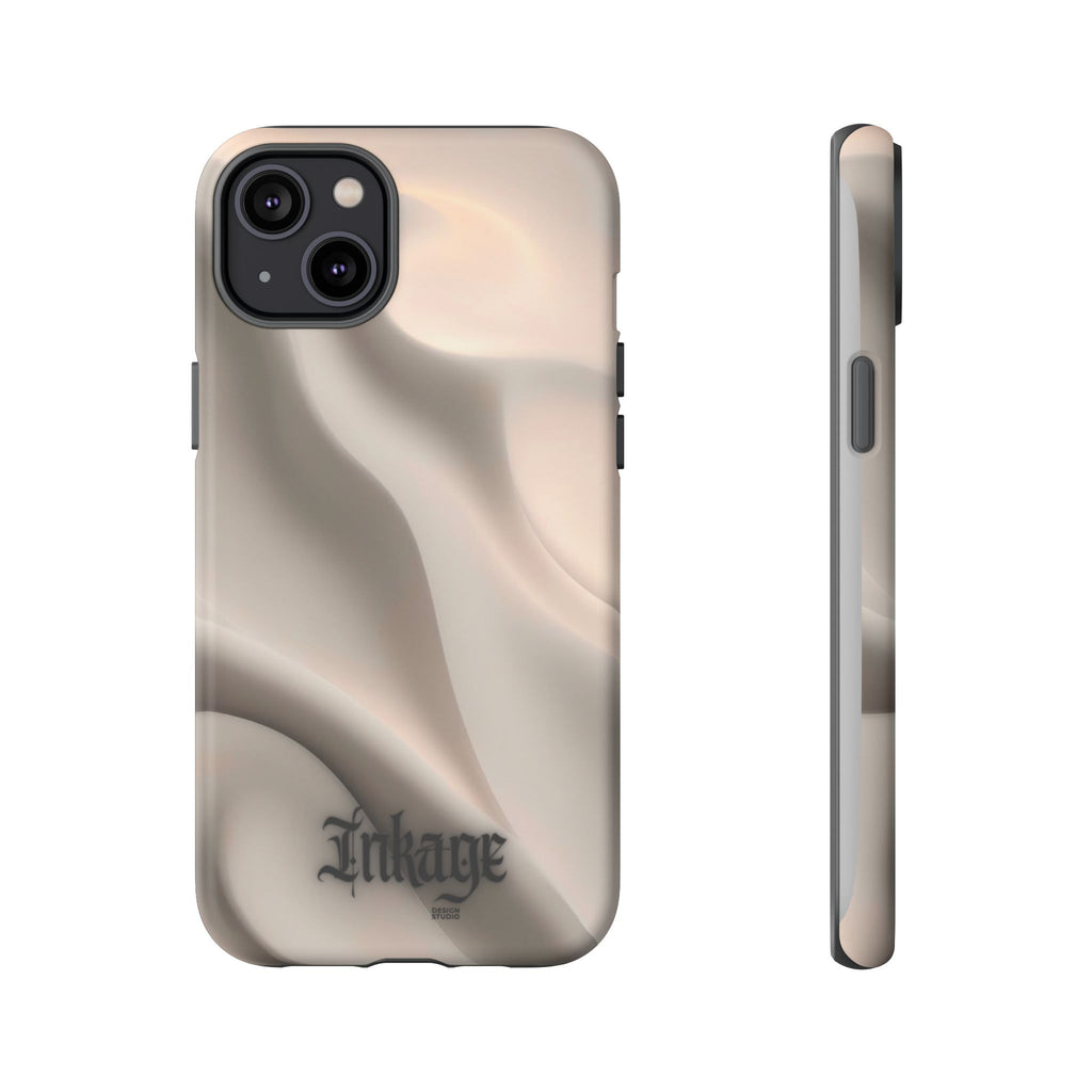 Beige Wavy Flow Tough Phone Case (Minimal)