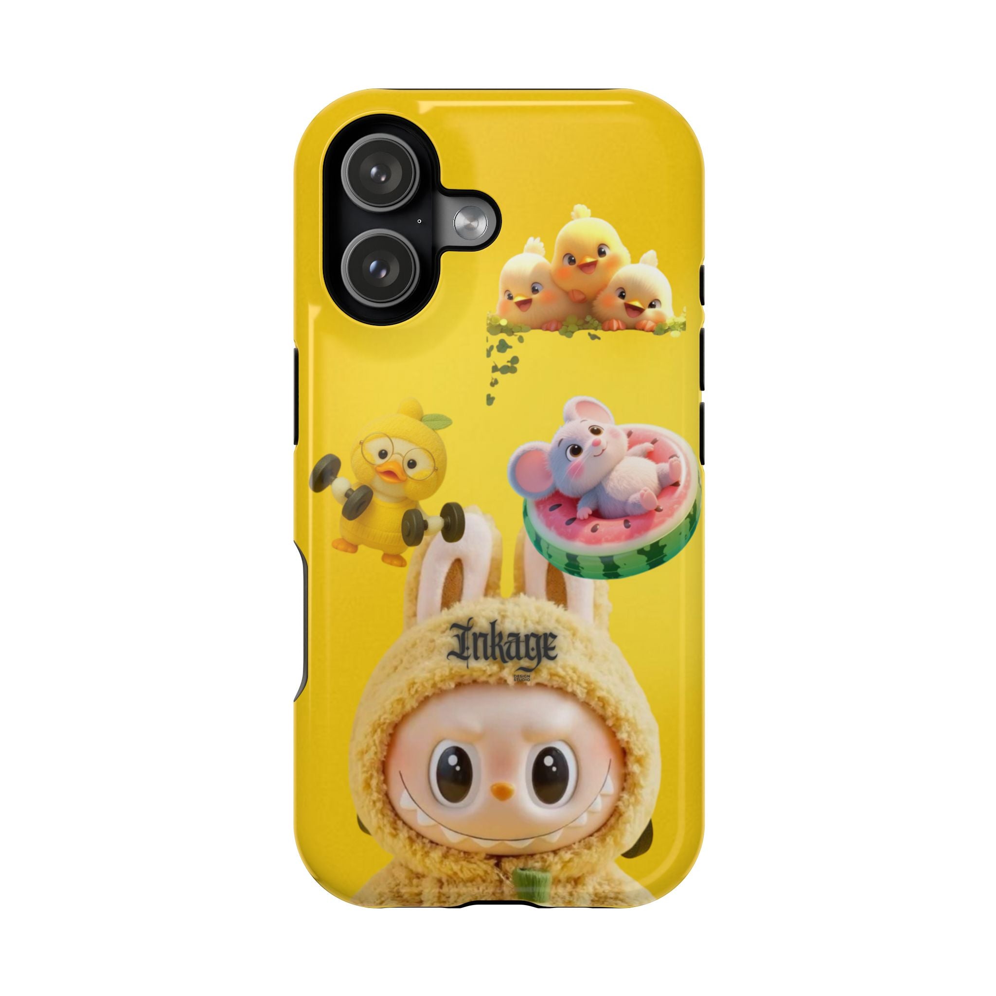 Yellow Cutie Labubu Magnetic Phone Cases (Animation)