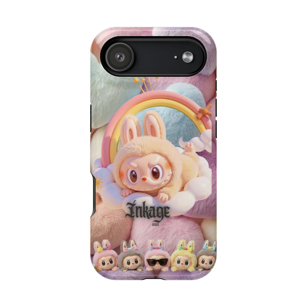 Pastel Rainbow Labubu Magnetic Phone Cases(Animation)