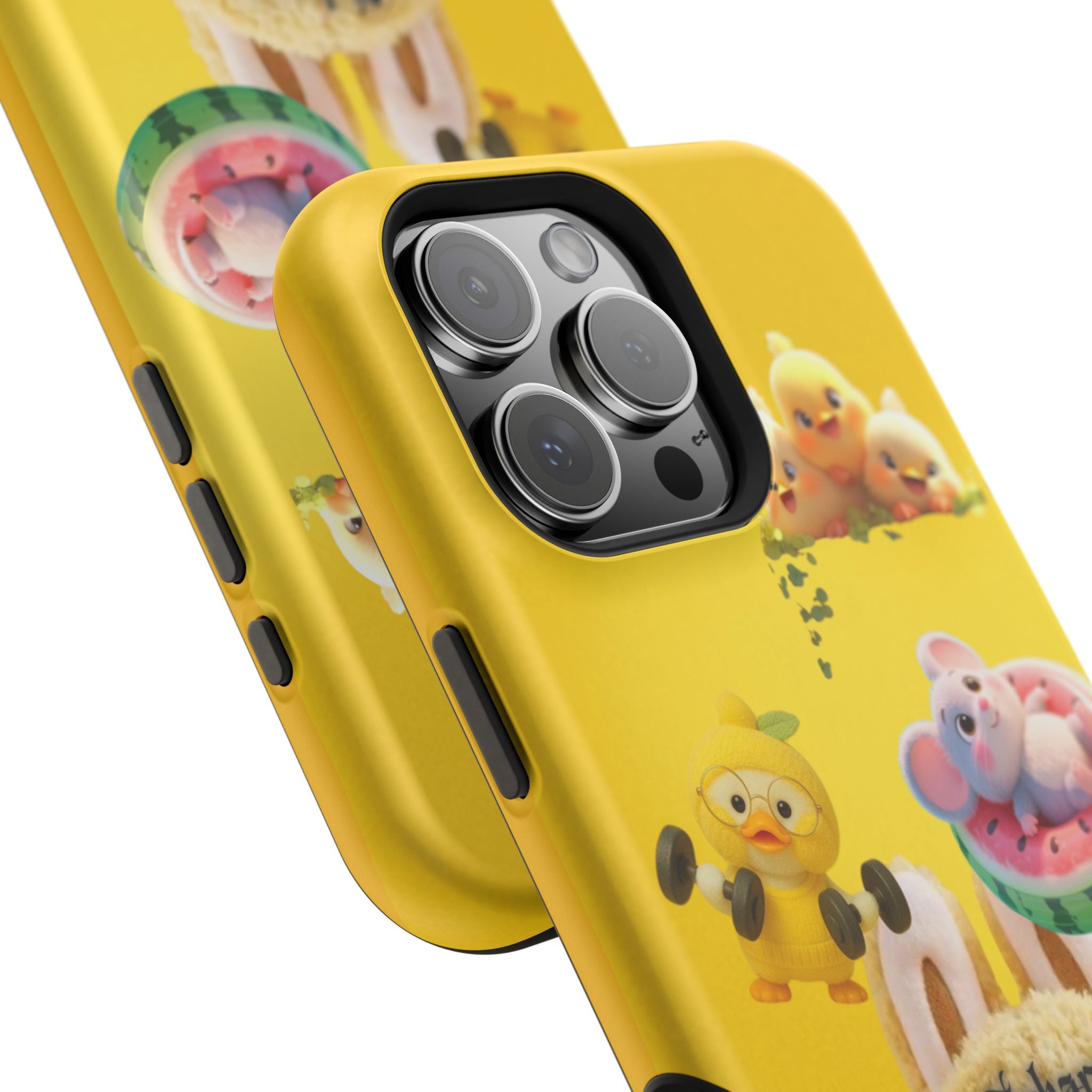 Yellow Cutie Labubu Magnetic Phone Cases (Animation)