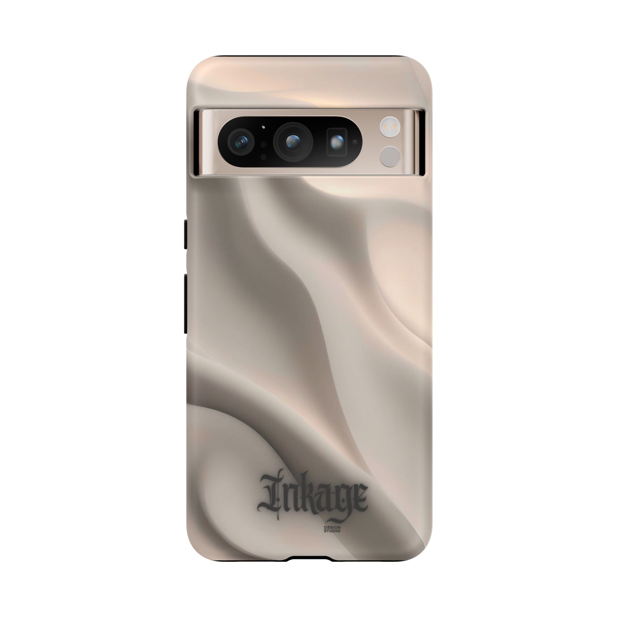 Beige Wavy Flow Tough Phone Case (Minimal)