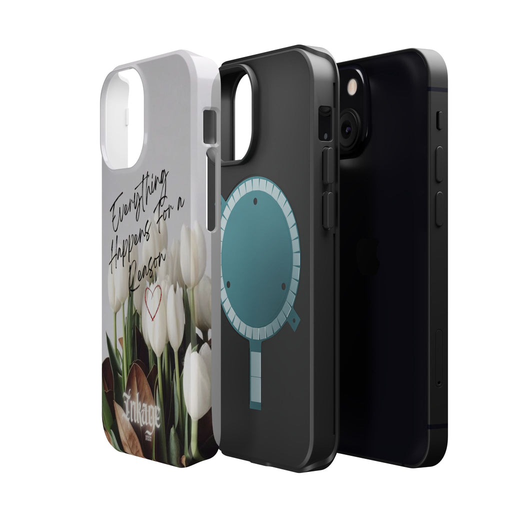 "Everything Happens for a Reason" Quote Magnetic Phone Cases